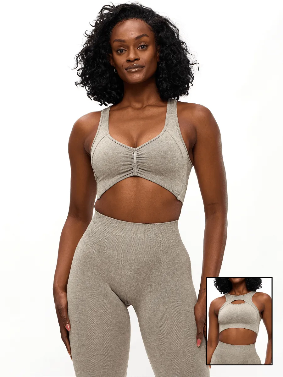 Form Reversible Seamless Sports Bra - Neutral sold by BuffBunny