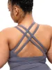 Rosa Sports Bra - Blue Steel sold by BuffBunny