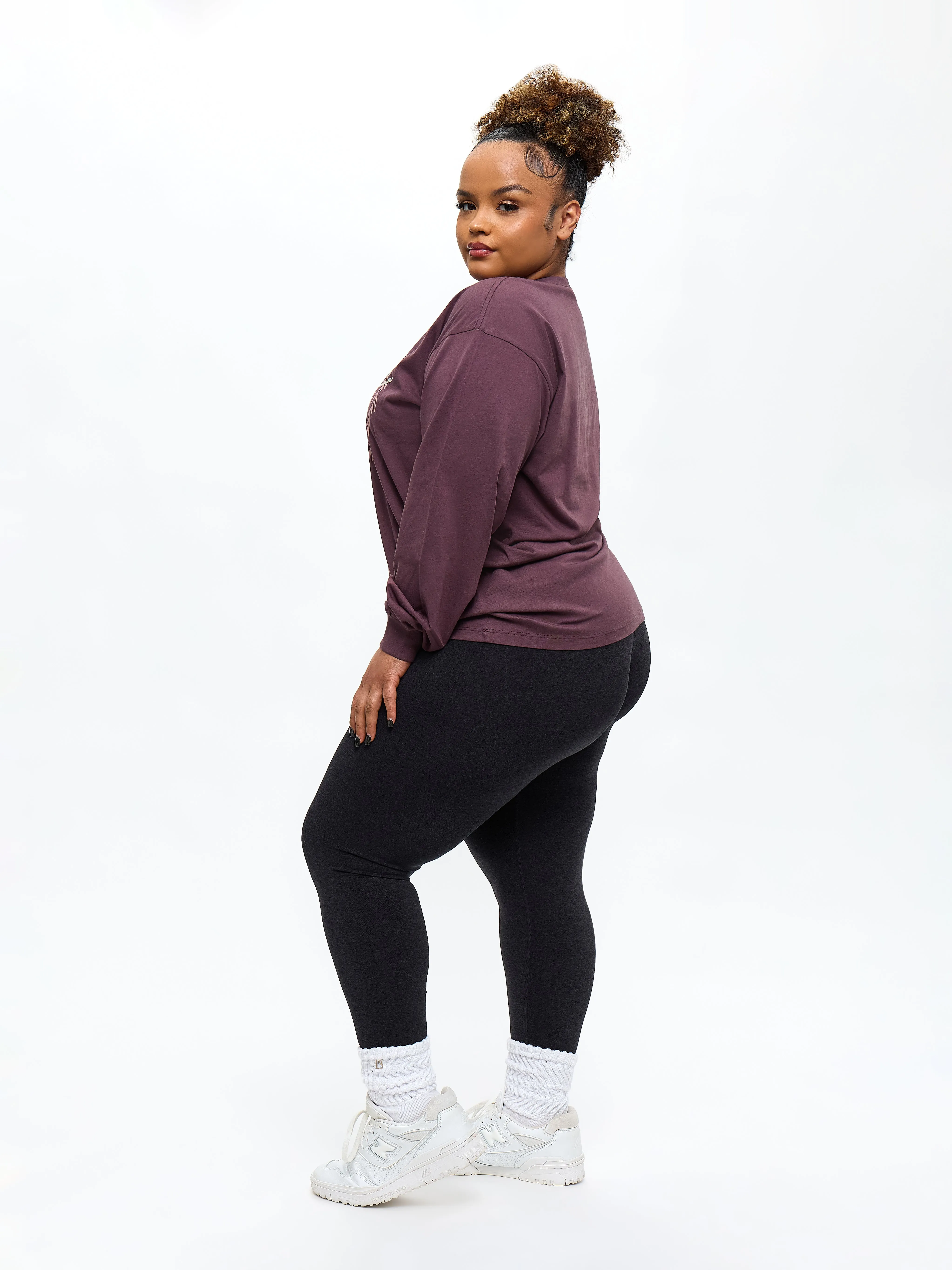 Build Long Sleeve Tee - Smoked Cherry sold by BuffBunny product image thumbnail 4