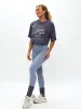 Lifting Club Crop Tee - Blue Steel sold by BuffBunny