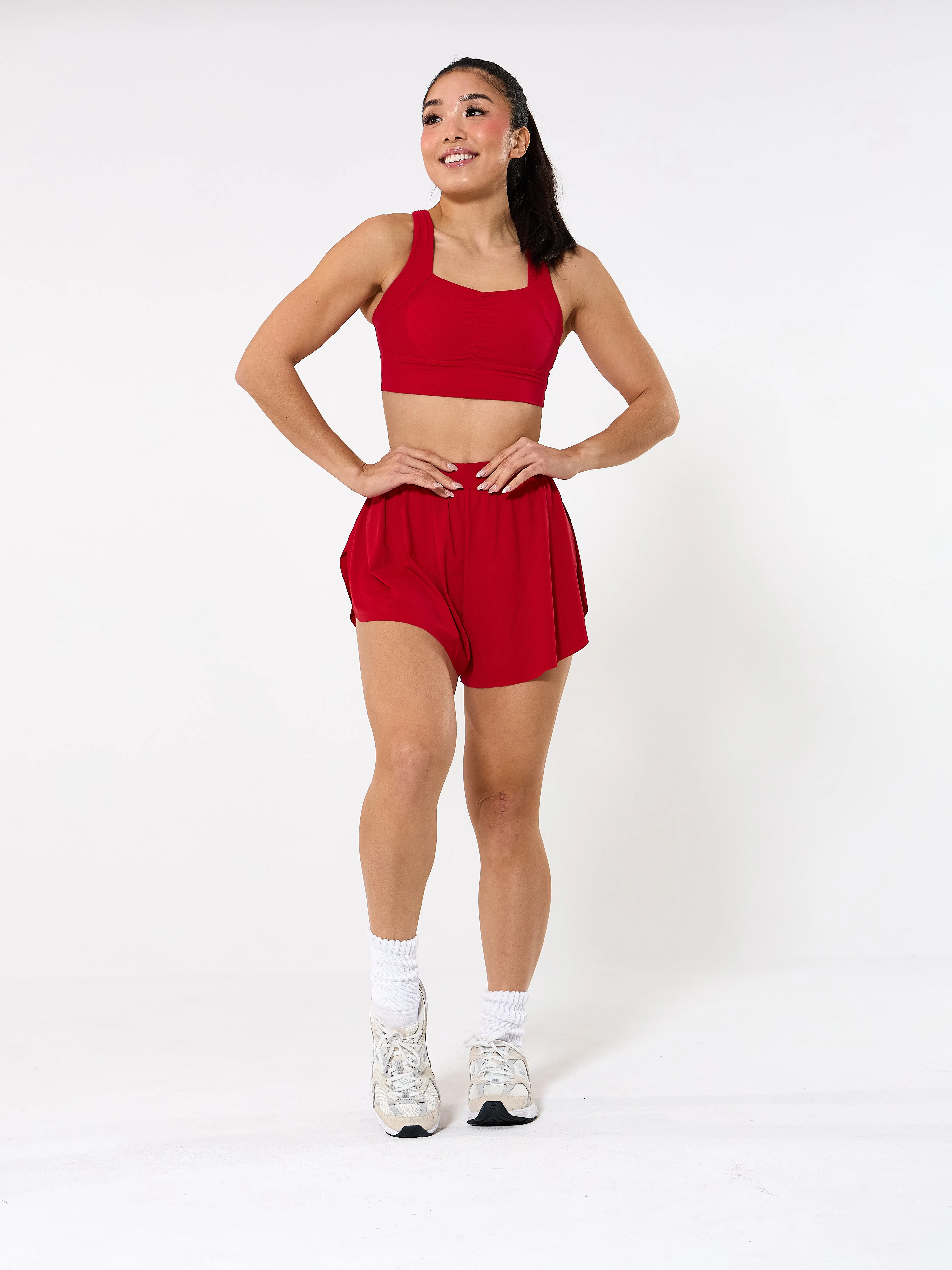 Sway Short - Lipstick Red sold by BuffBunny product image thumbnail 2