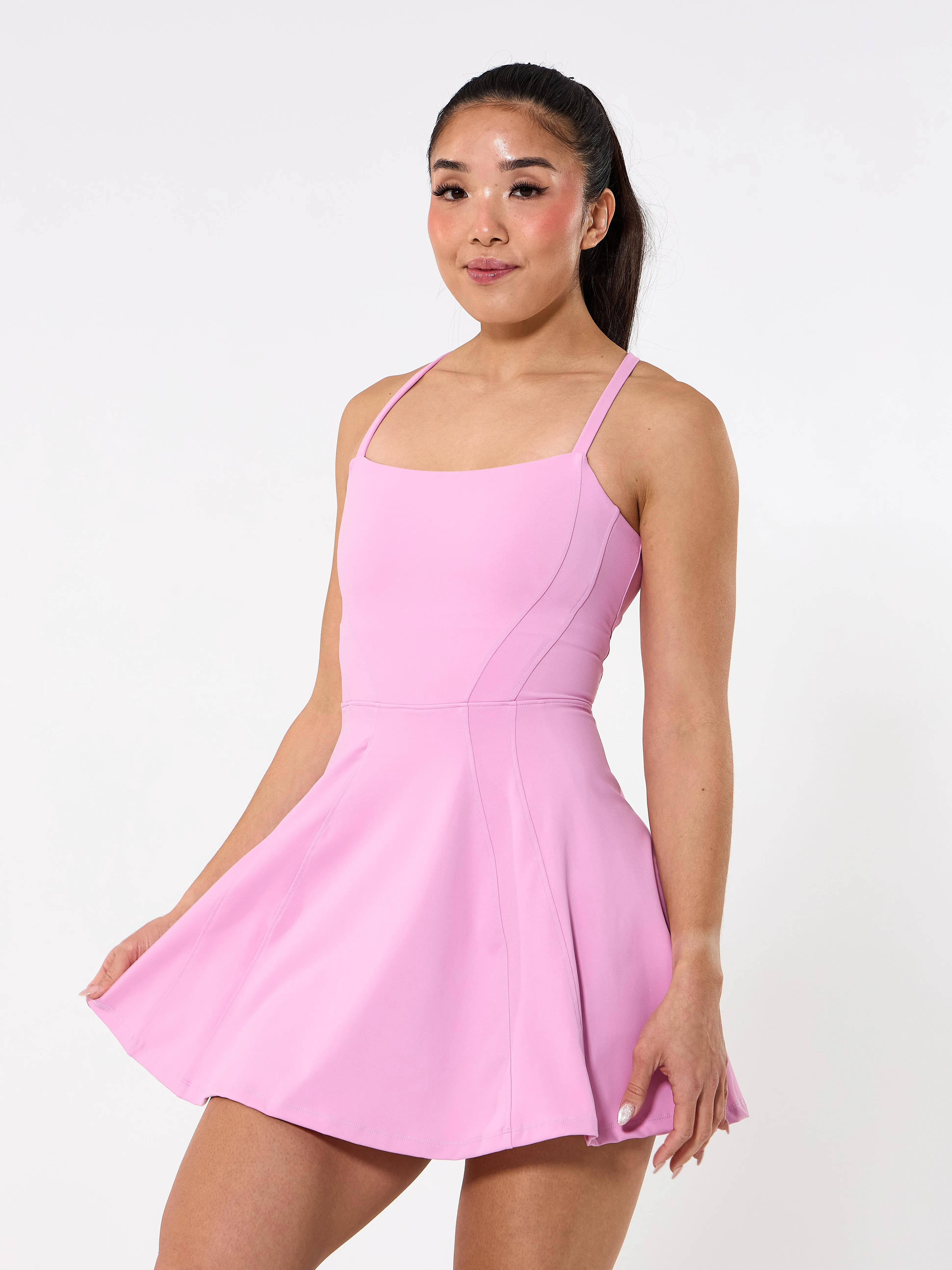 Bend and Snap Dress - Lover Pink sold by BuffBunny product image thumbnail 3