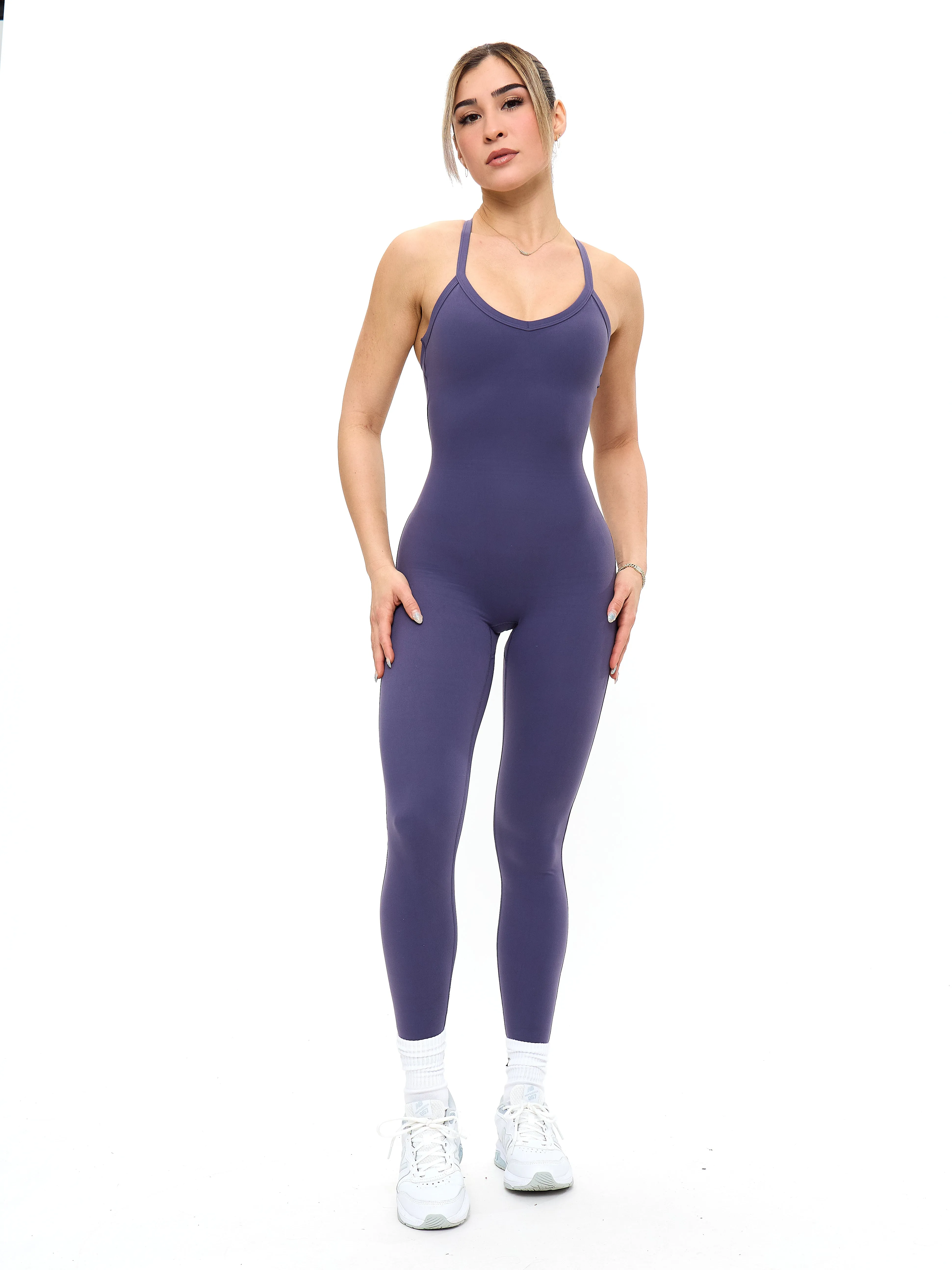 Poshknit Bodysuit - Shadow Berry sold by BuffBunny product image thumbnail 3