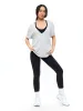 V Neck Pump Cover - Heather Grey sold by BuffBunny