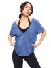 V Neck Pump Cover - Denim Blue sold by BuffBunny