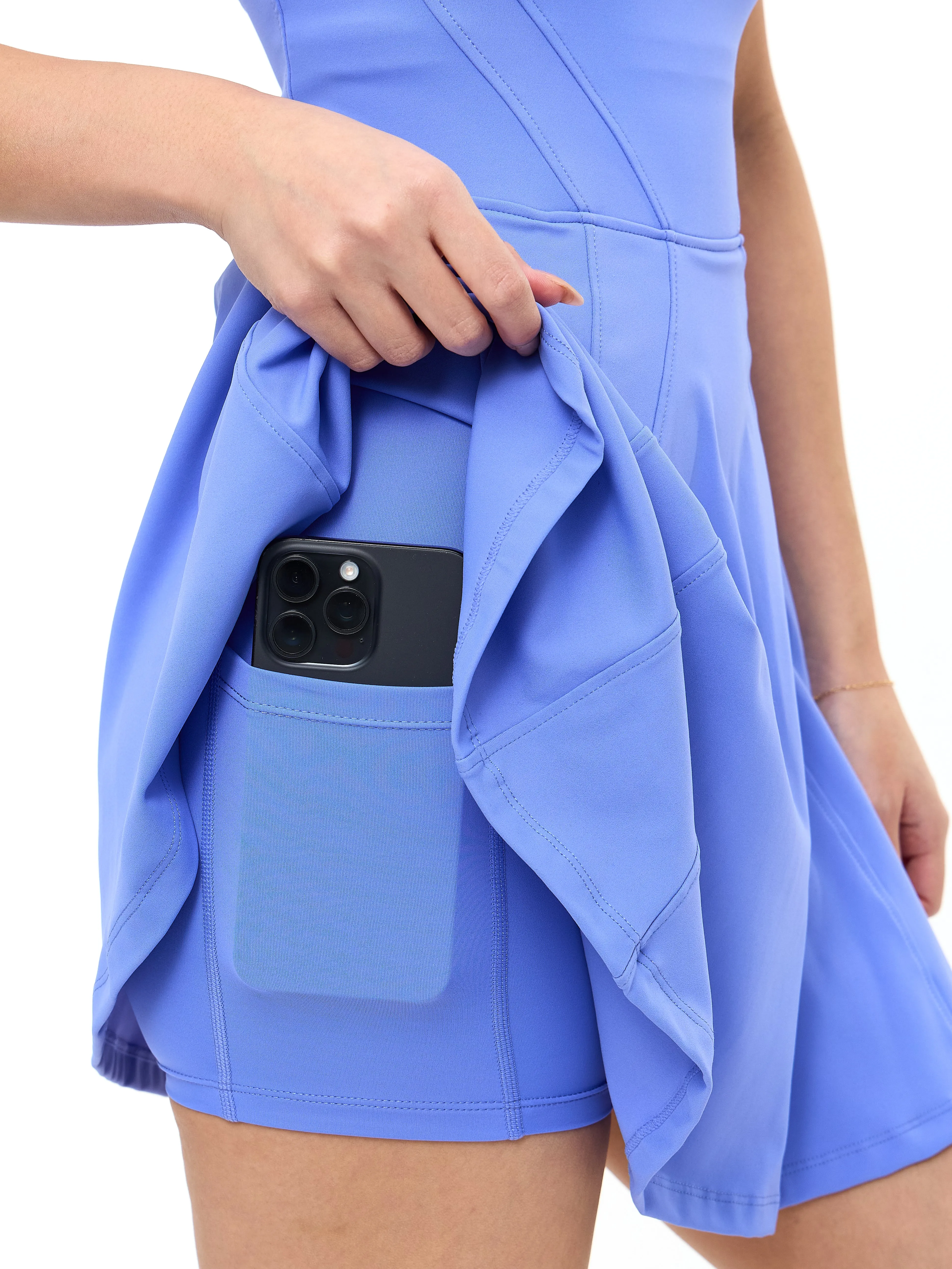 Bend and Snap Dress - Azul sold by BuffBunny product image thumbnail 3