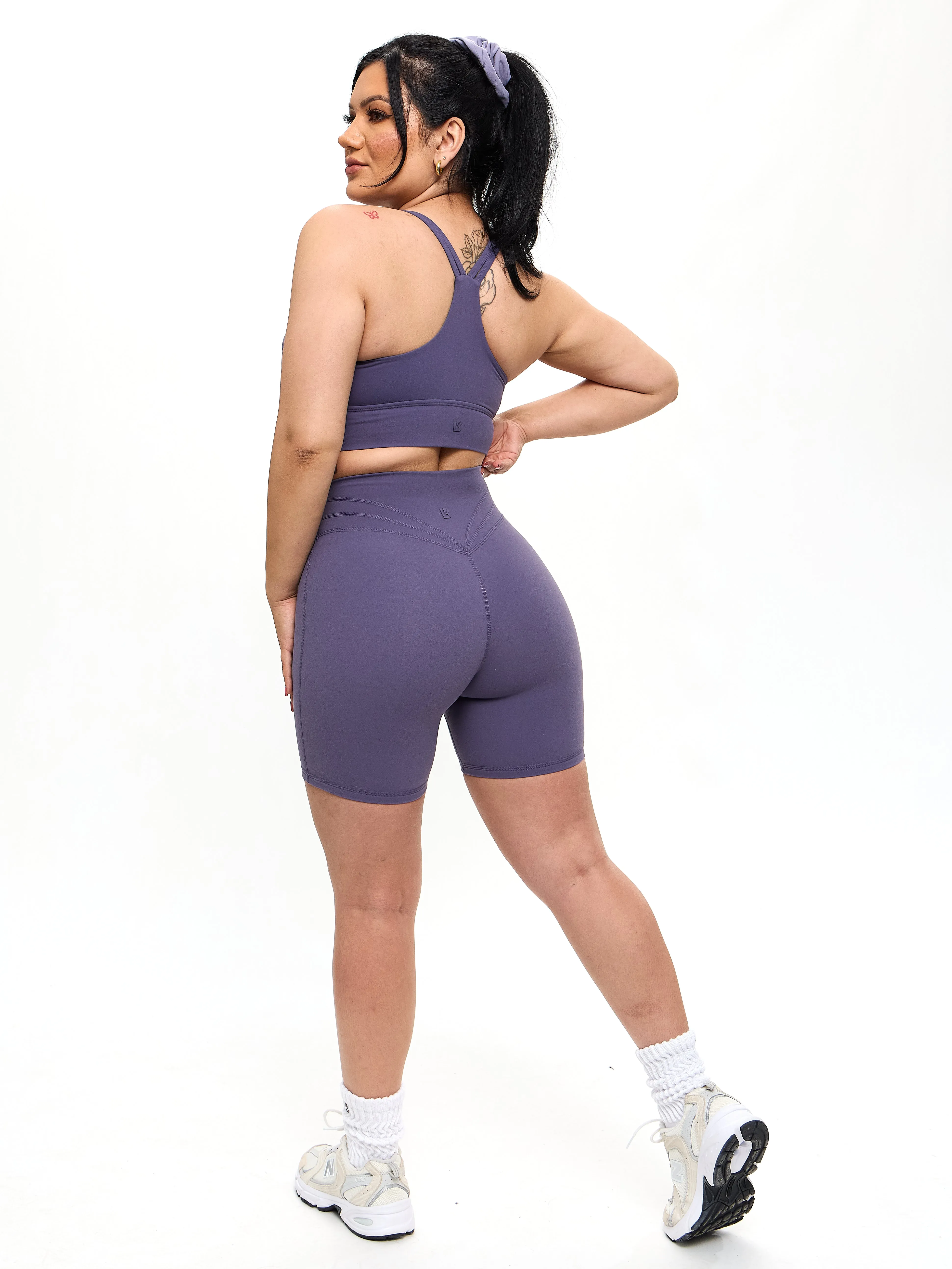 Bloom Sports Bra - Shadow Berry sold by BuffBunny product image thumbnail 5