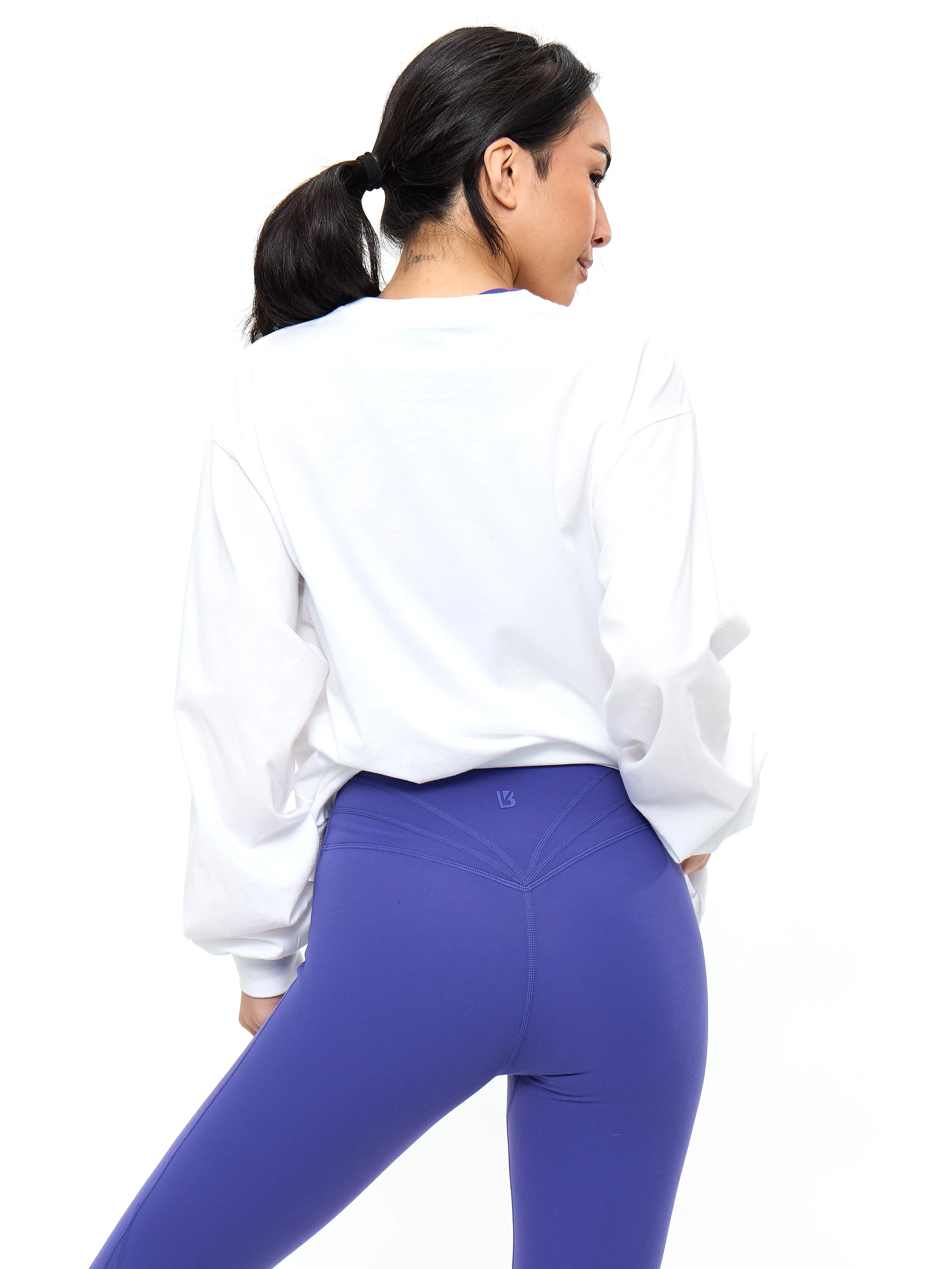 Definition Long Sleeve Tee - White sold by BuffBunny product image thumbnail 5