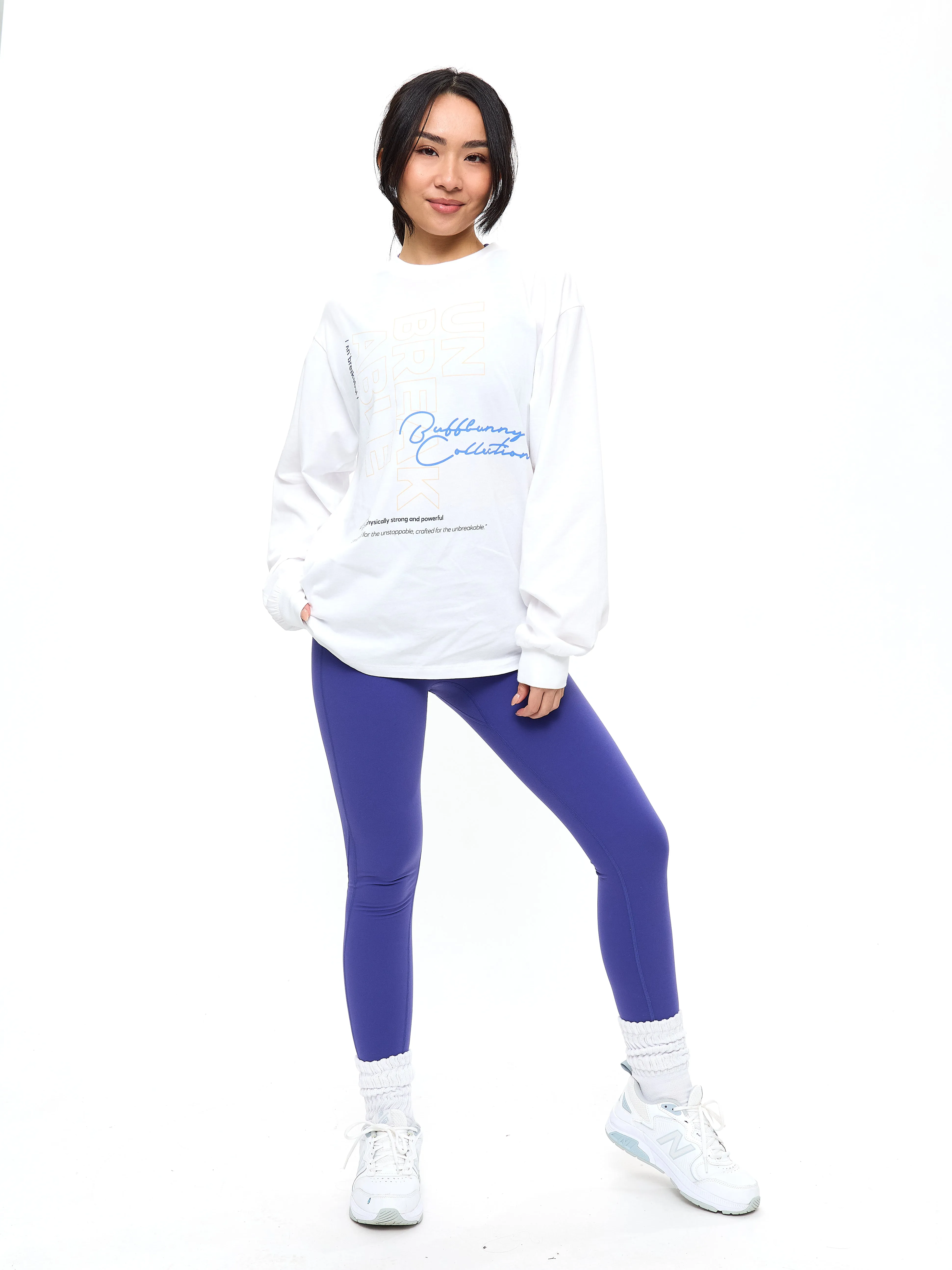 Definition Long Sleeve Tee - White sold by BuffBunny product image thumbnail 4