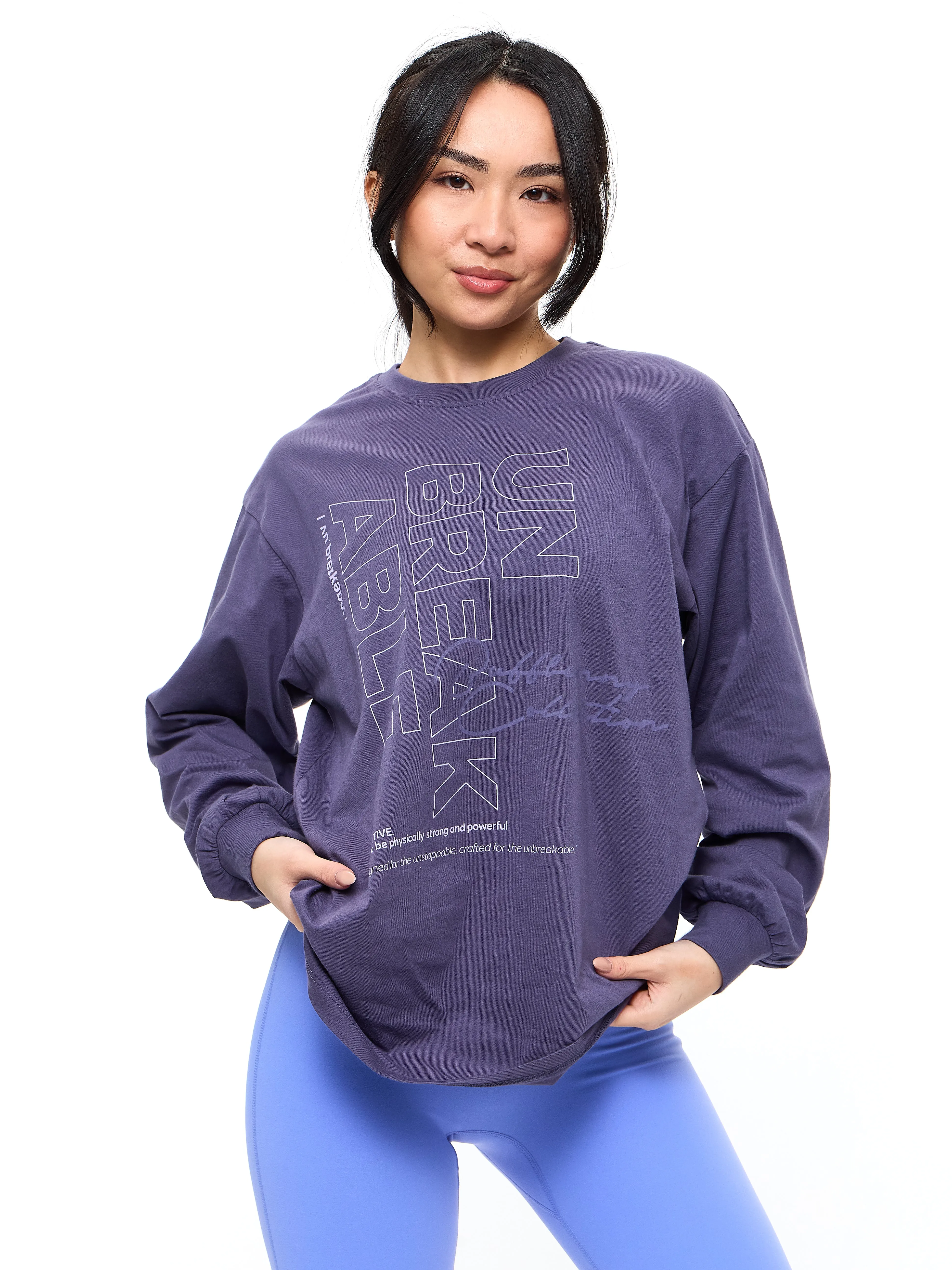 Definition Long Sleeve Tee - Shadow Berry sold by BuffBunny product image thumbnail 3