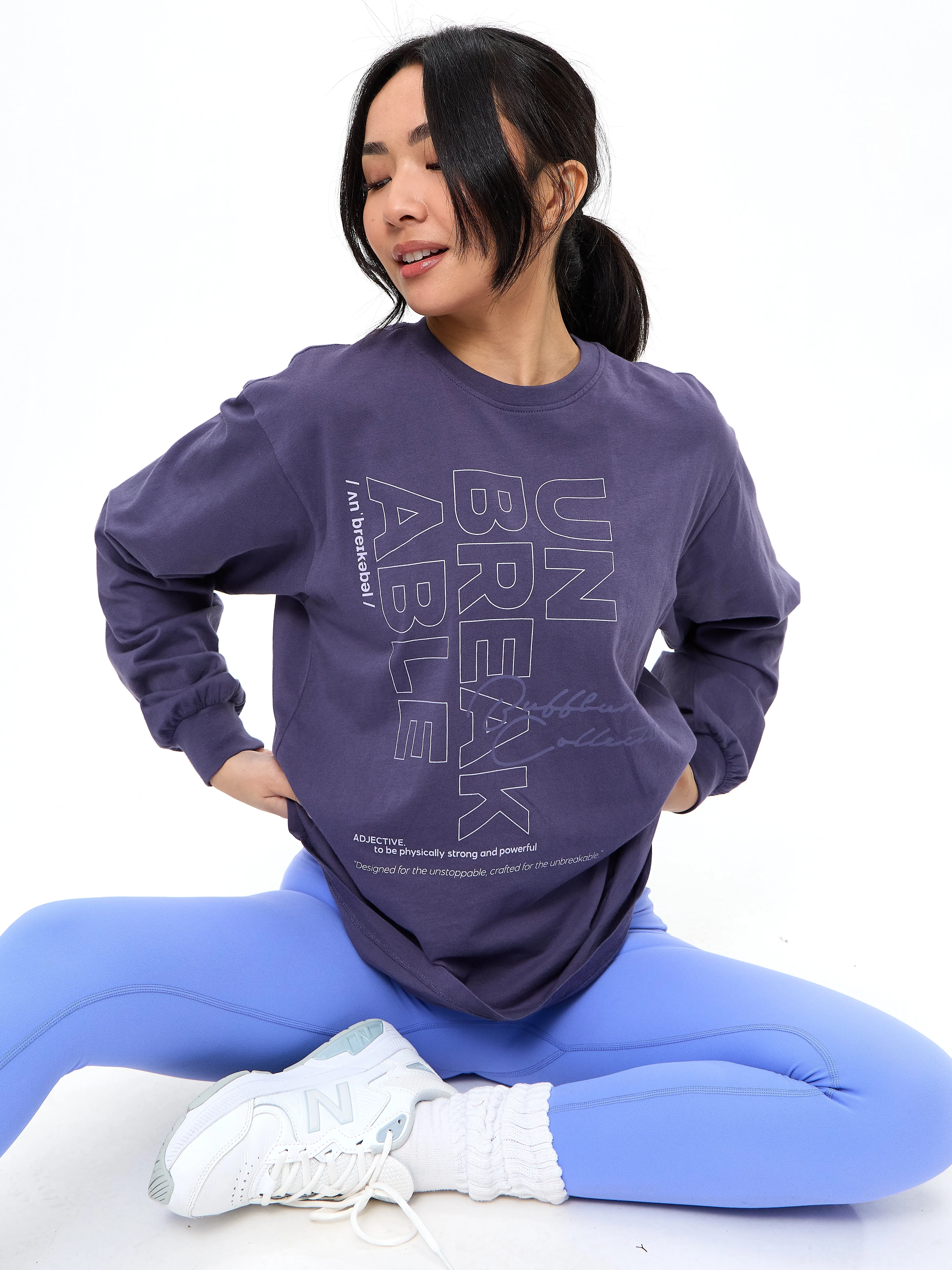 Definition Long Sleeve Tee - Shadow Berry sold by BuffBunny