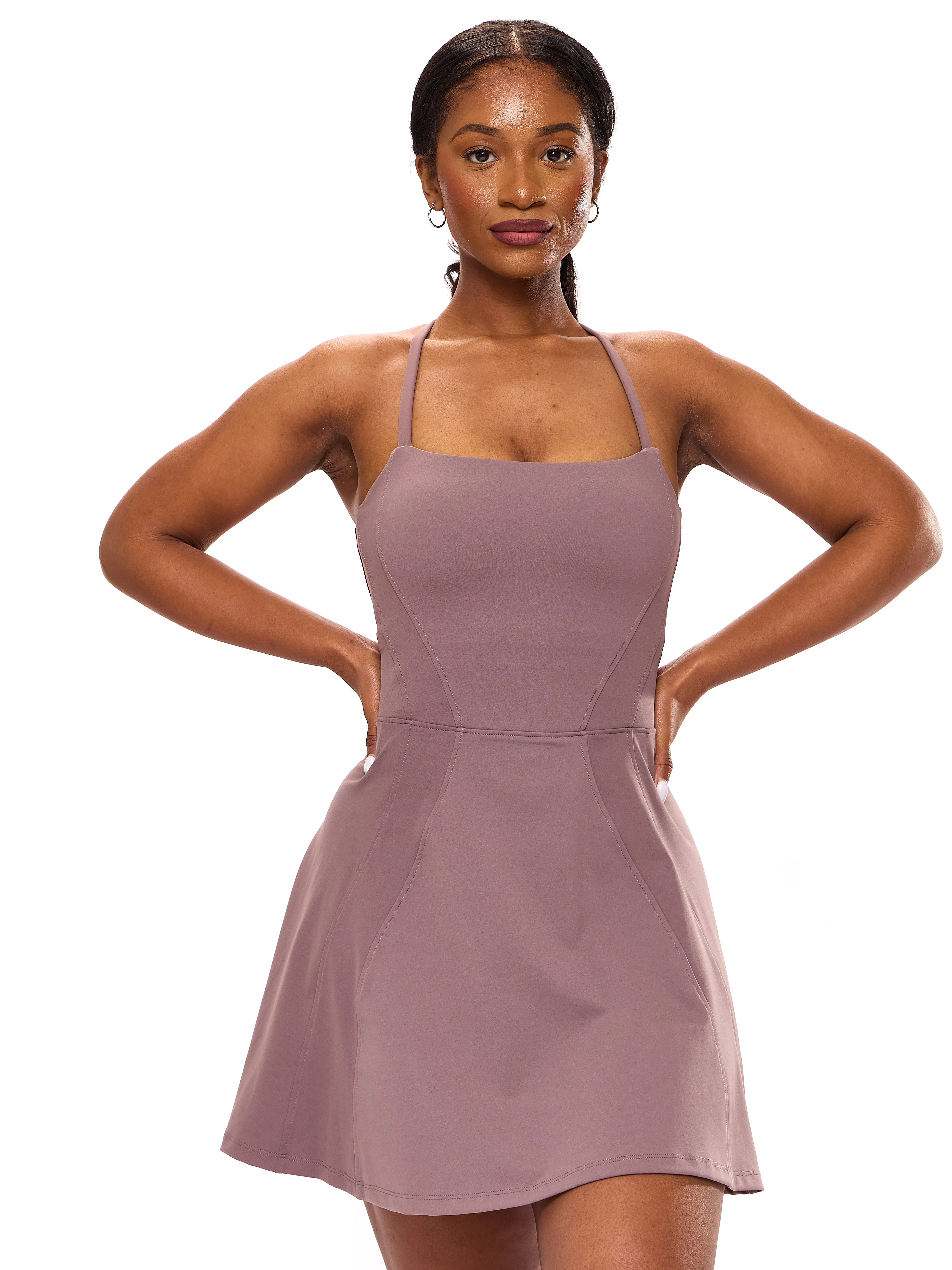 Bend and Snap Dress - Mocha Berry sold by BuffBunny product image thumbnail 2