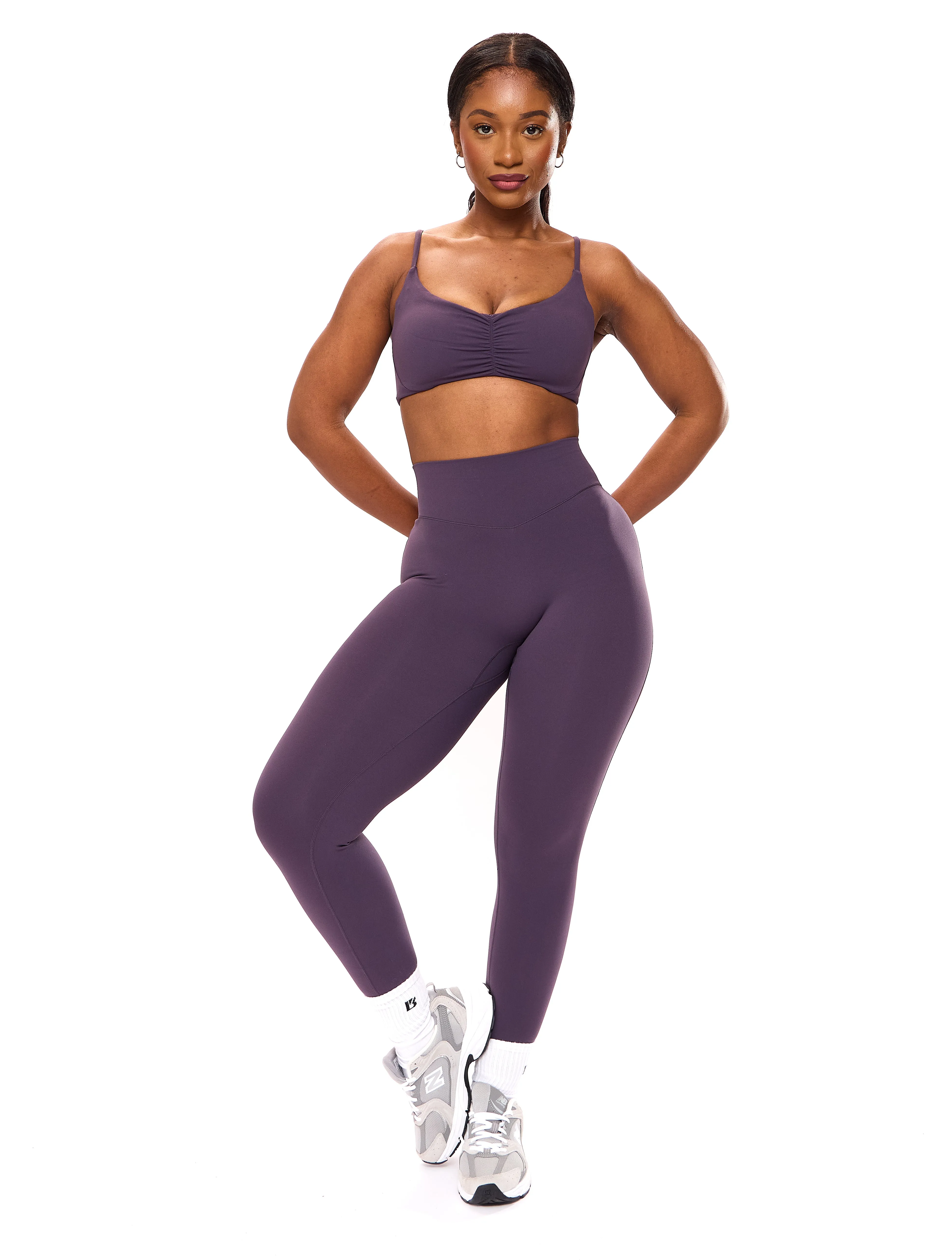 Aggressive Scrunch Legging - Purple Shadow sold by BuffBunny product image thumbnail 3