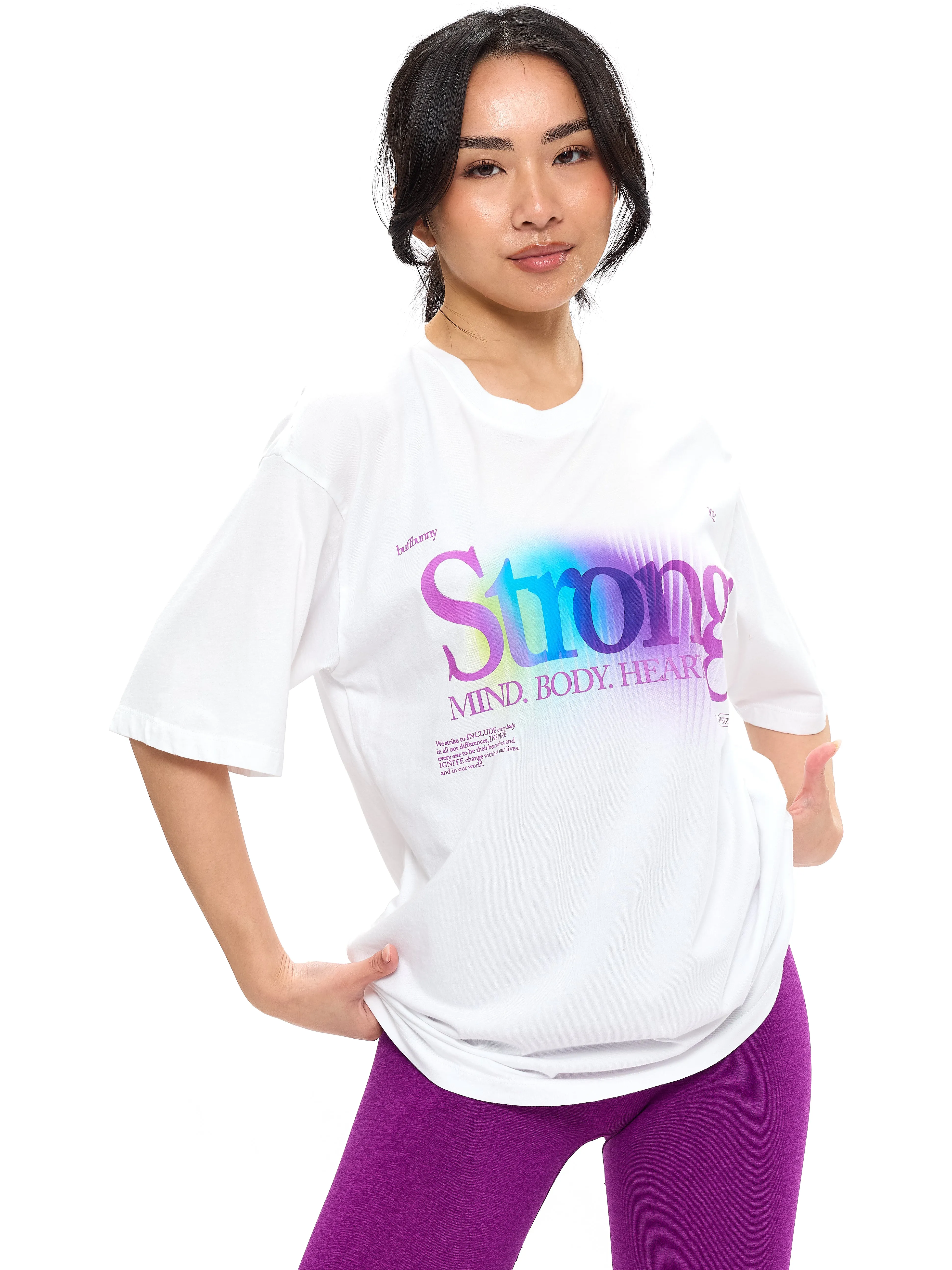 Radiant Short Sleeve Tee - White sold by BuffBunny product image thumbnail 2