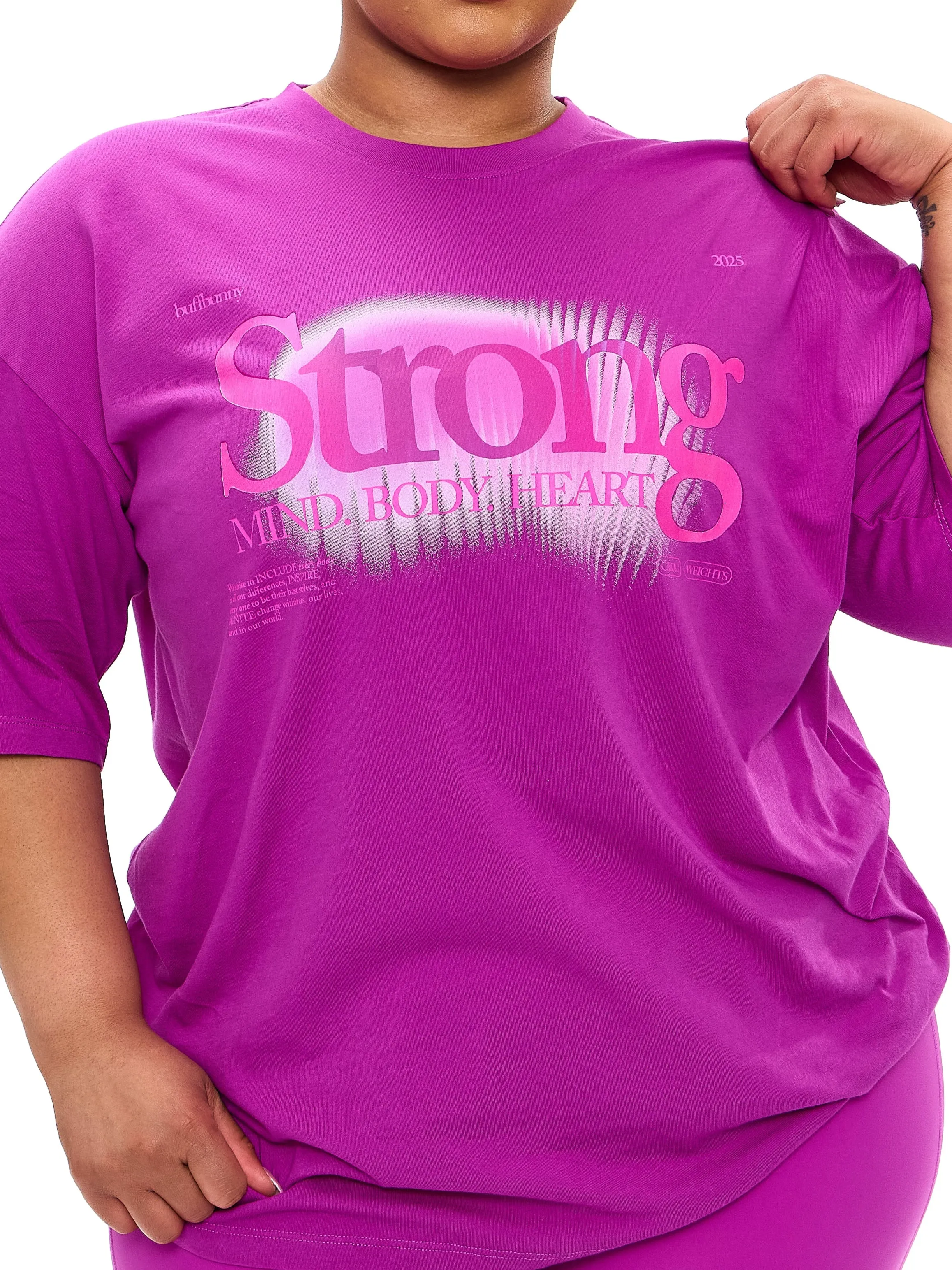 Radiant Short Sleeve Tee - Grape Juice sold by BuffBunny product image thumbnail 4