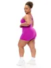 Rosa Sports Bra - Grape Juice sold by BuffBunny