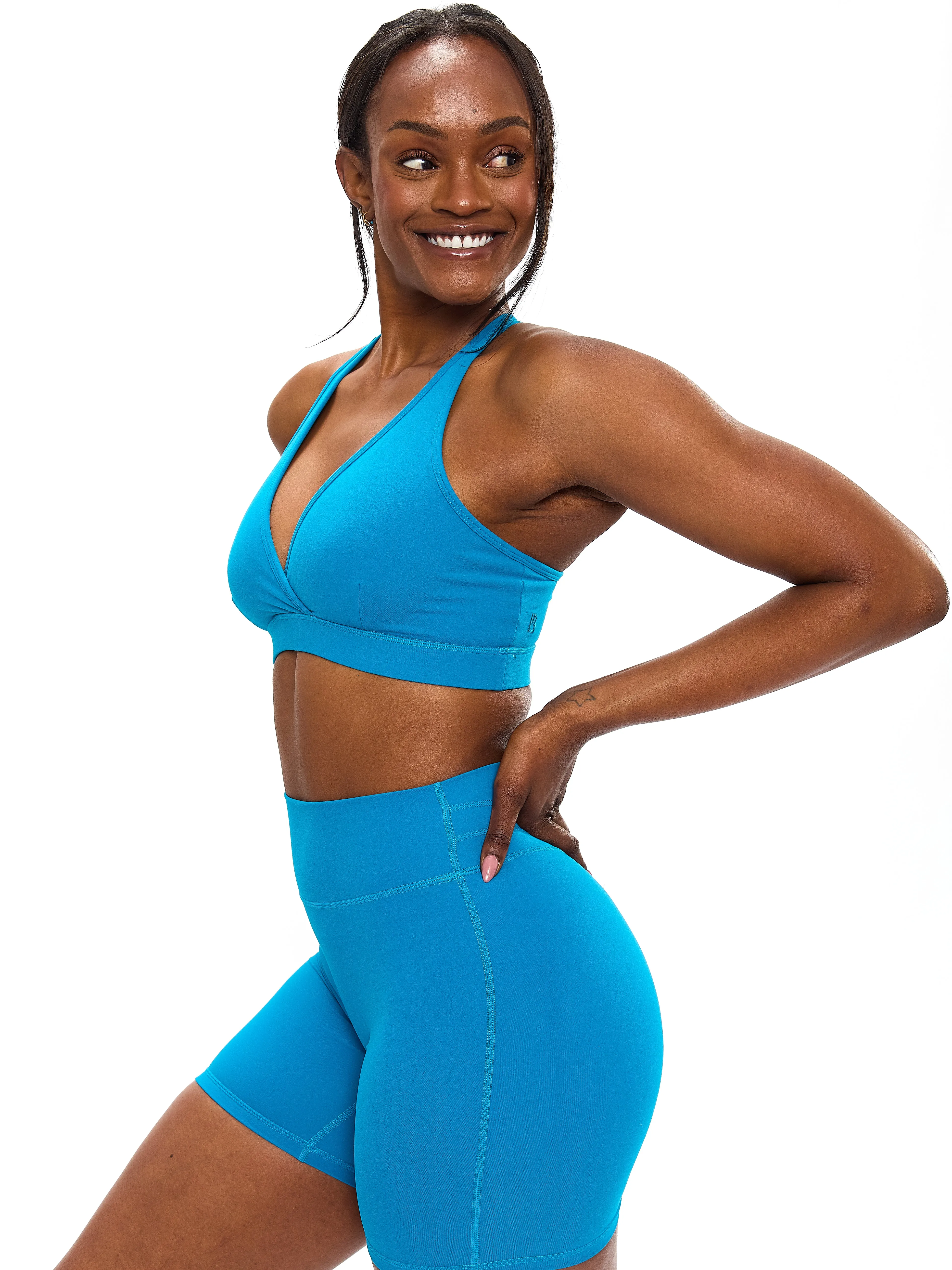 Reversible RacerBack Sports Bra - Warhead and Cotton Candy sold by BuffBunny product image thumbnail 4