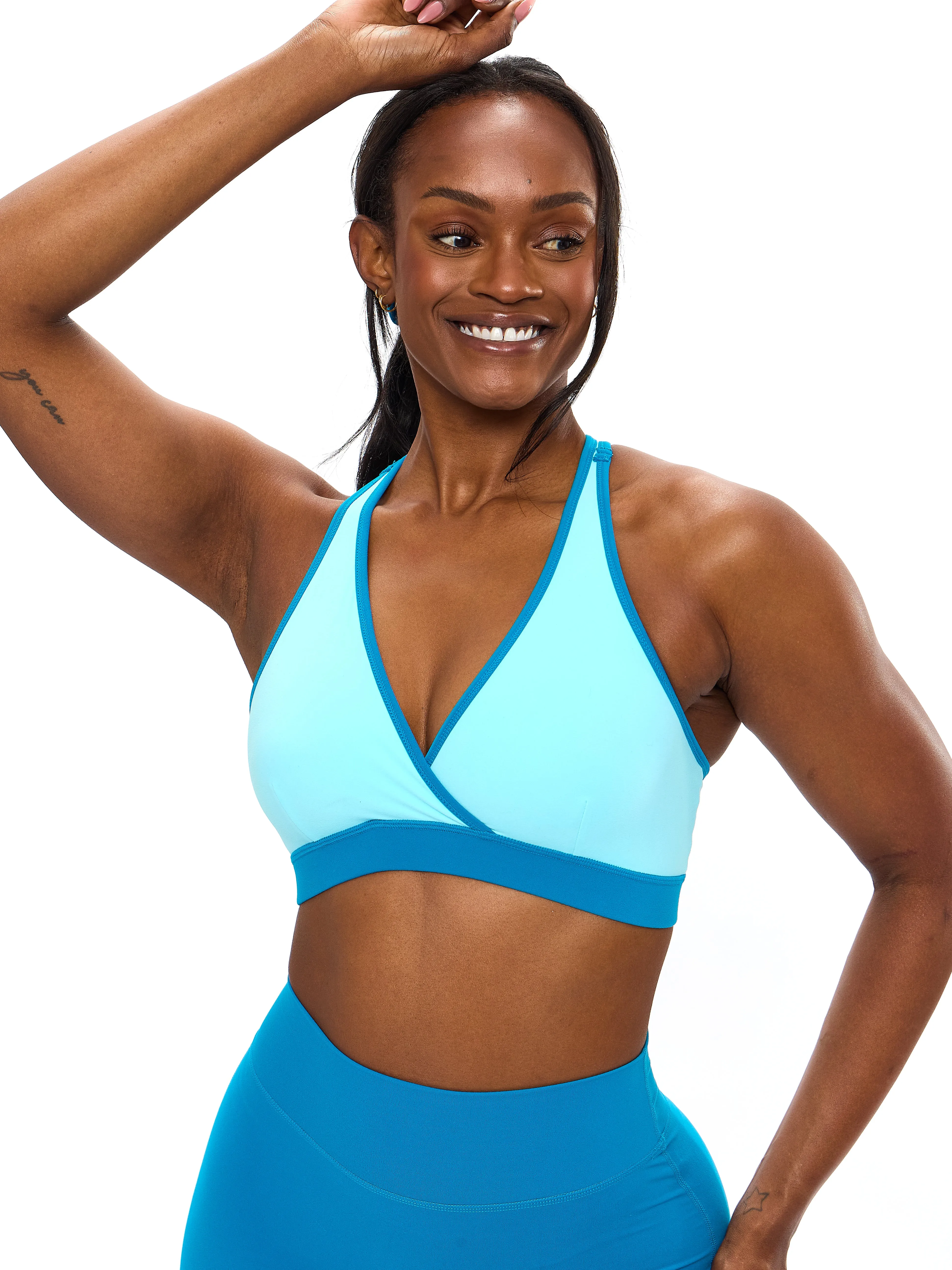 Reversible RacerBack Sports Bra - Warhead and Cotton Candy sold by BuffBunny product image thumbnail 2