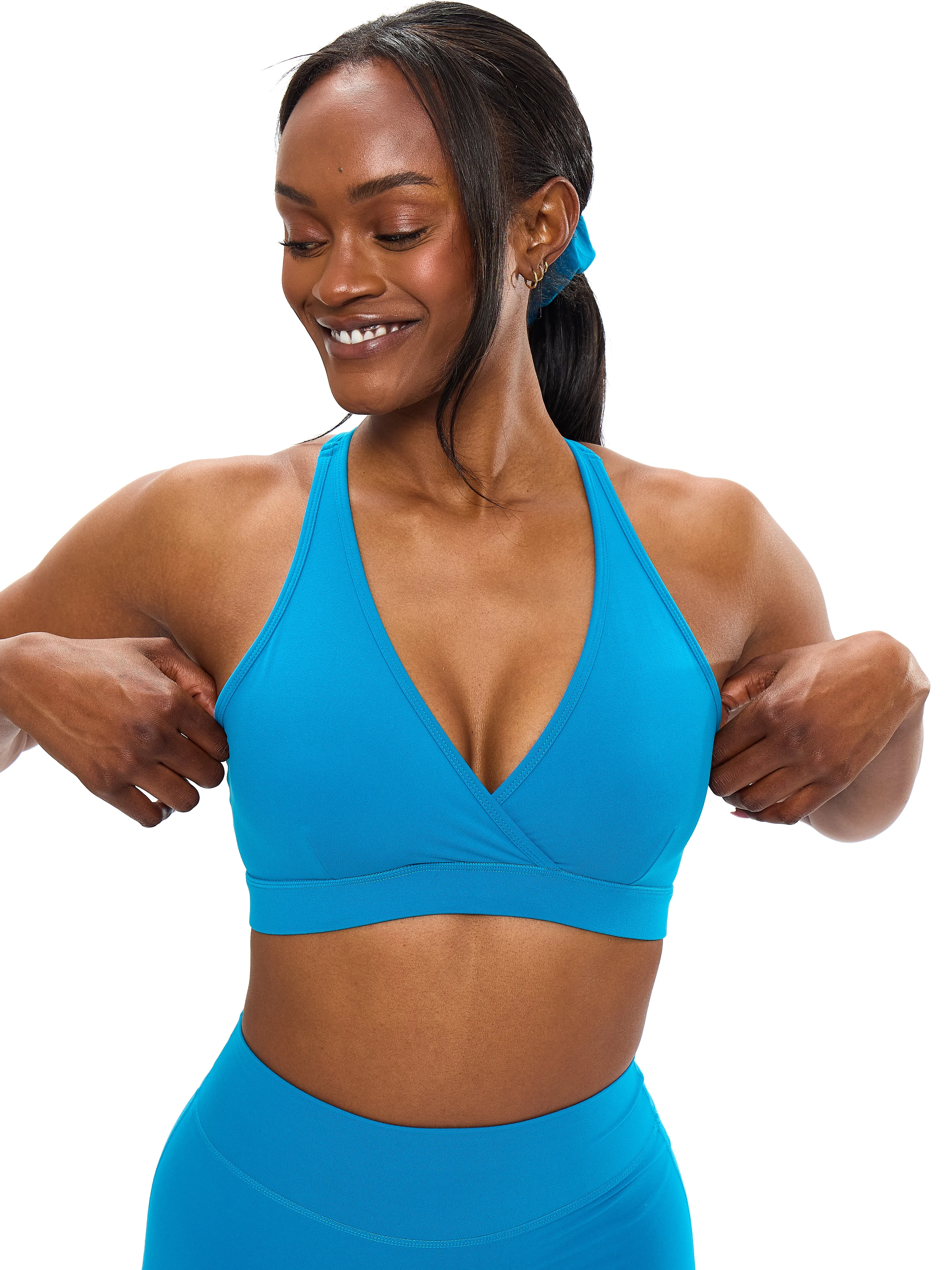 Reversible RacerBack Sports Bra - Warhead and Cotton Candy sold by BuffBunny product image thumbnail 3