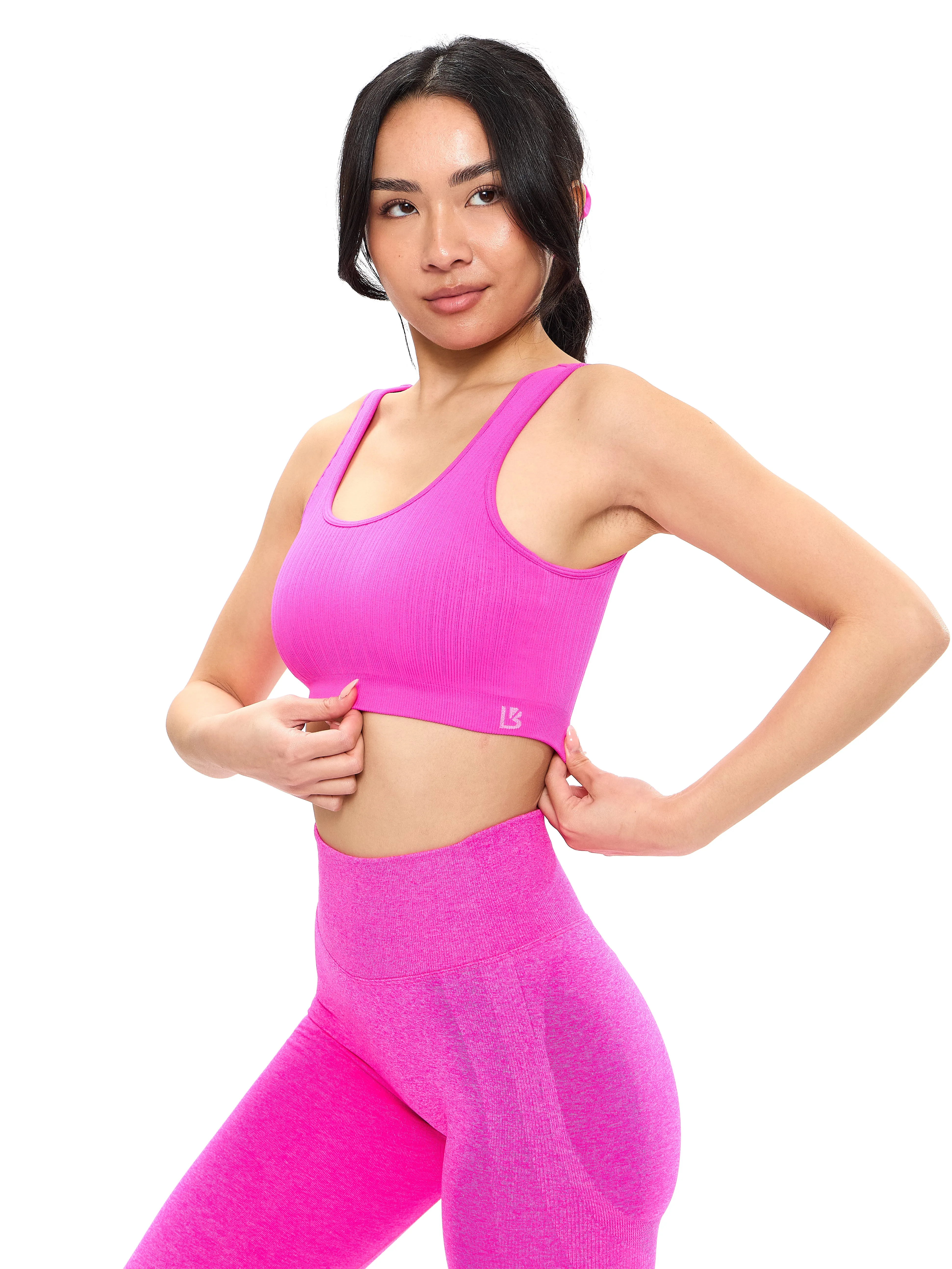 Scoop Seamless Sports Bra - Hard Candy sold by BuffBunny product image thumbnail 4