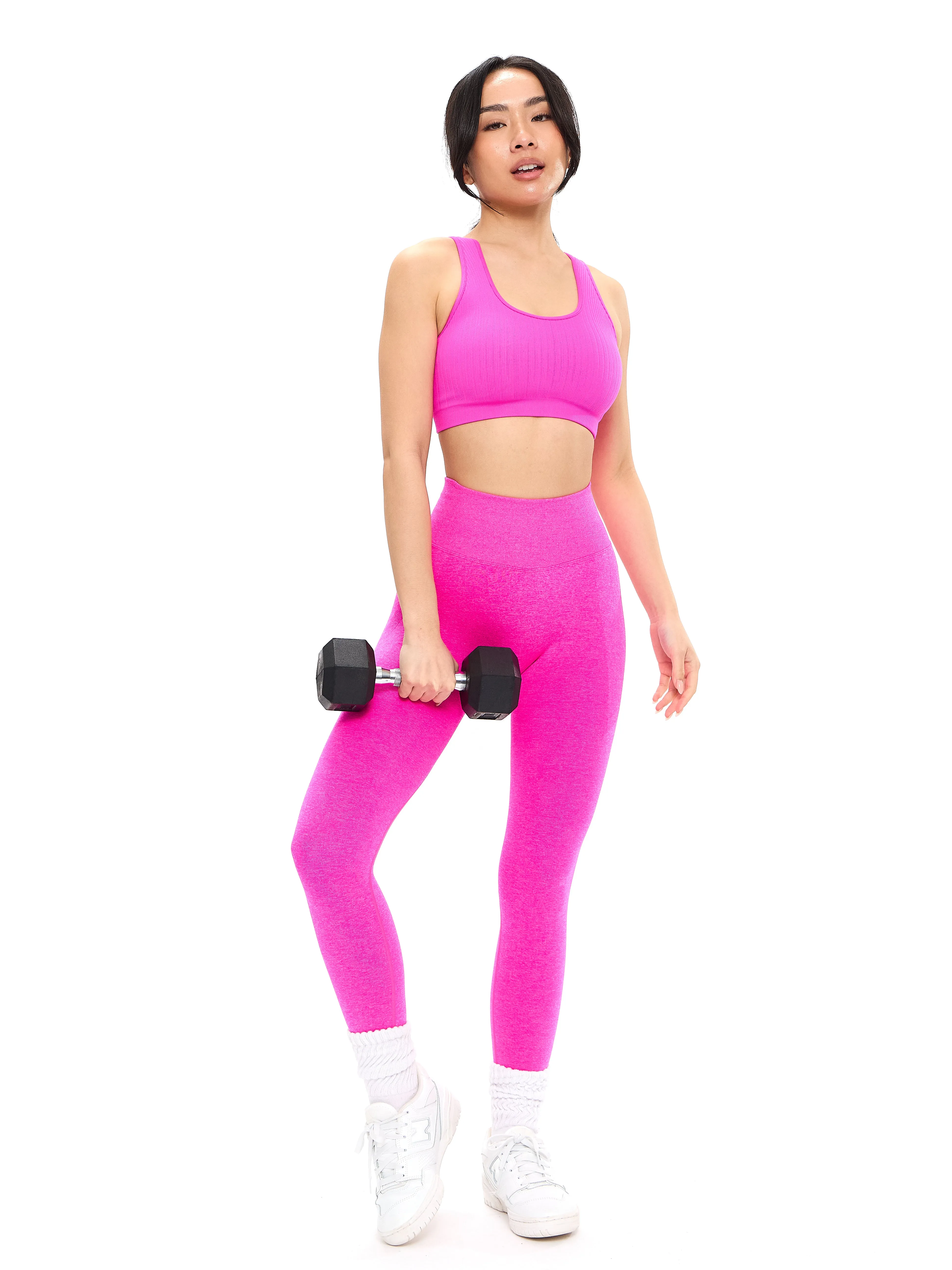 Scoop Seamless Sports Bra - Hard Candy sold by BuffBunny product image thumbnail 3