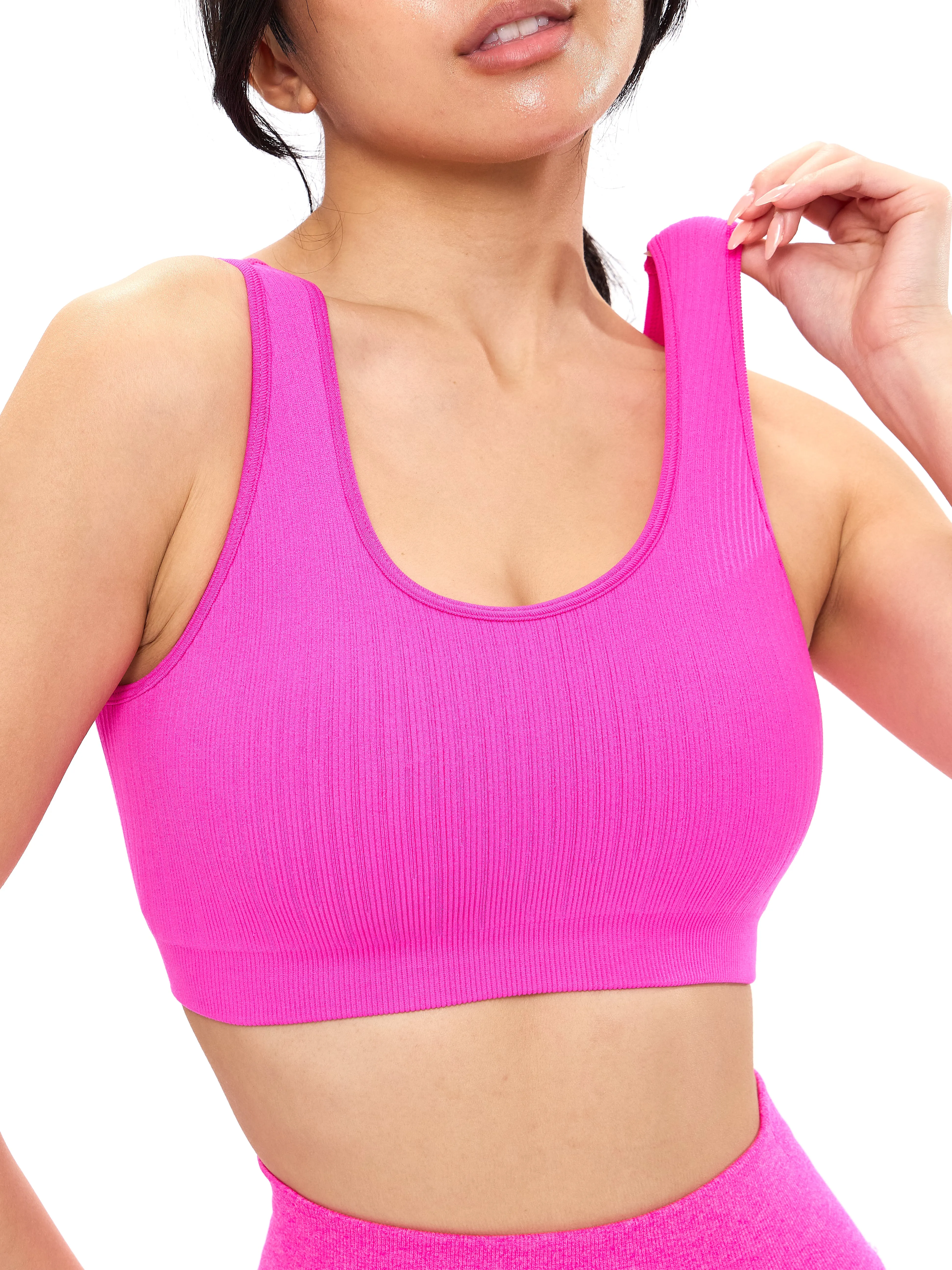 Scoop Seamless Sports Bra - Hard Candy sold by BuffBunny