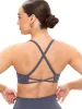 Glow Sports Bra - Blue Steel sold by BuffBunny