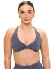 Glow Sports Bra - Blue Steel sold by BuffBunny