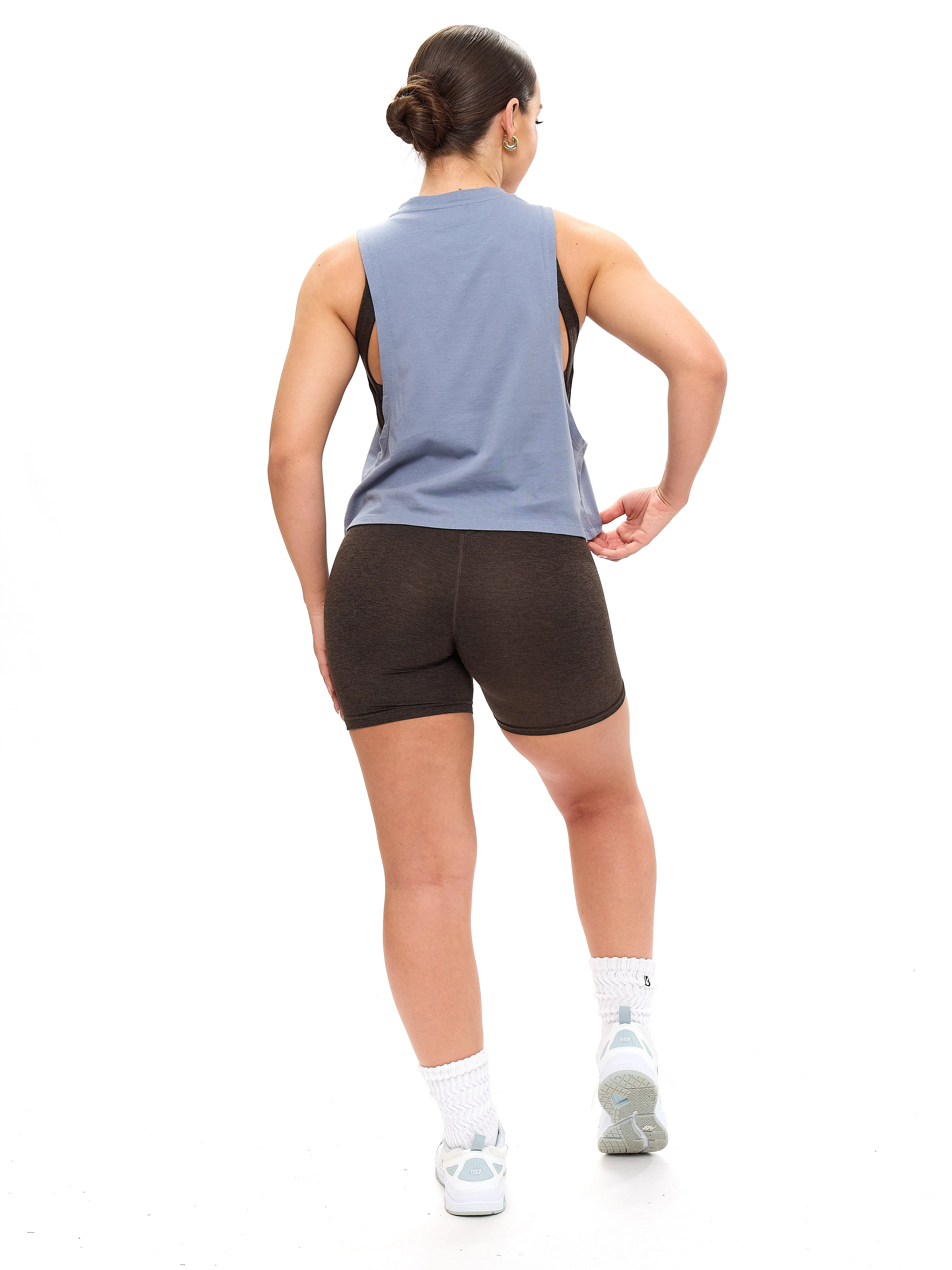 Globe Crop Tank - Sterling sold by BuffBunny product image thumbnail 4