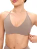 Girlfriend Reversible Sports Bra - Chai Latte and Chamomile sold by BuffBunny