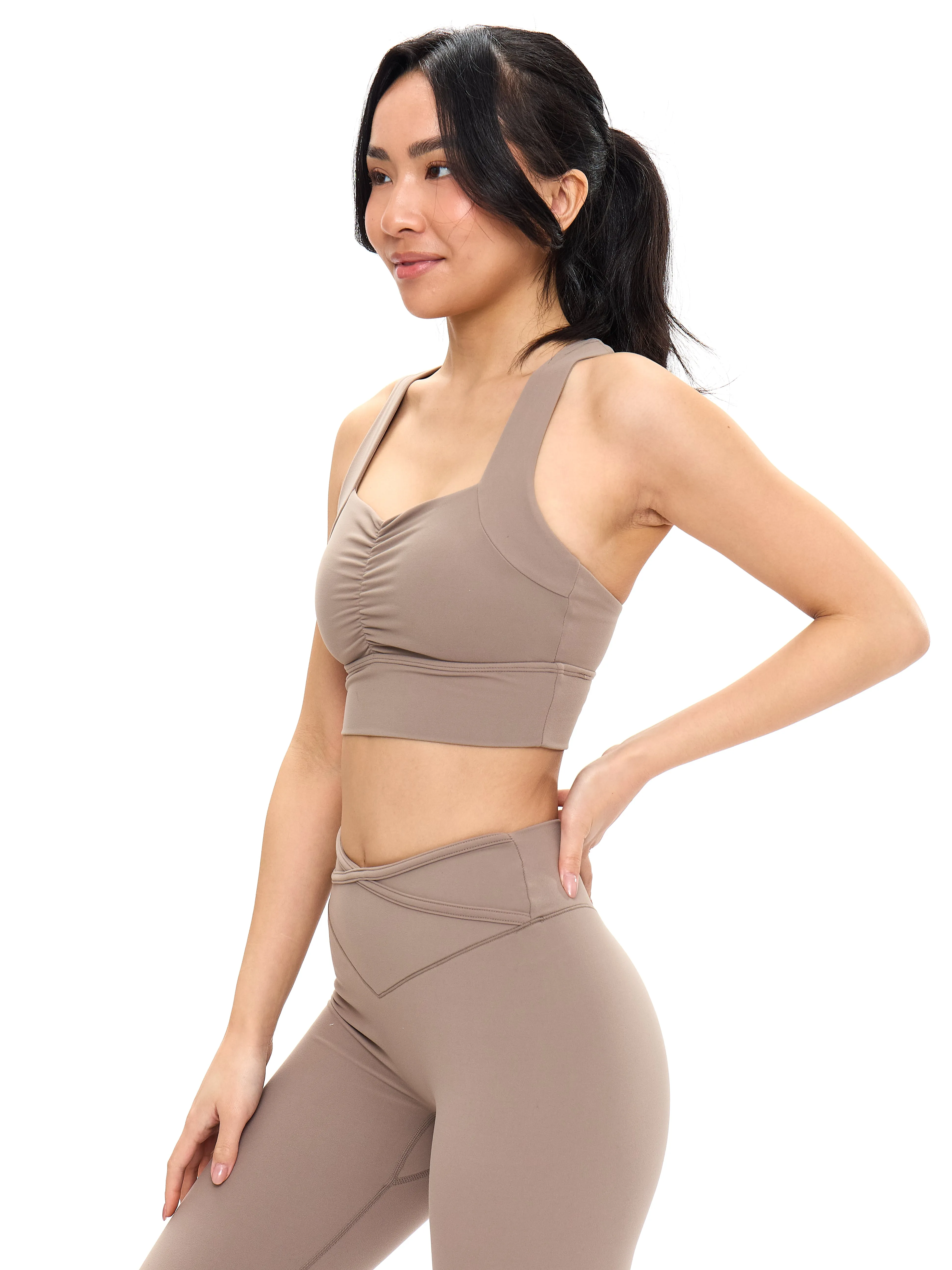 Bloom Sports Bra - Chai Latte sold by BuffBunny product image thumbnail 2