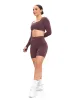 Aggressive Scrunch Short 7" - Smoked Cherry sold by BuffBunny