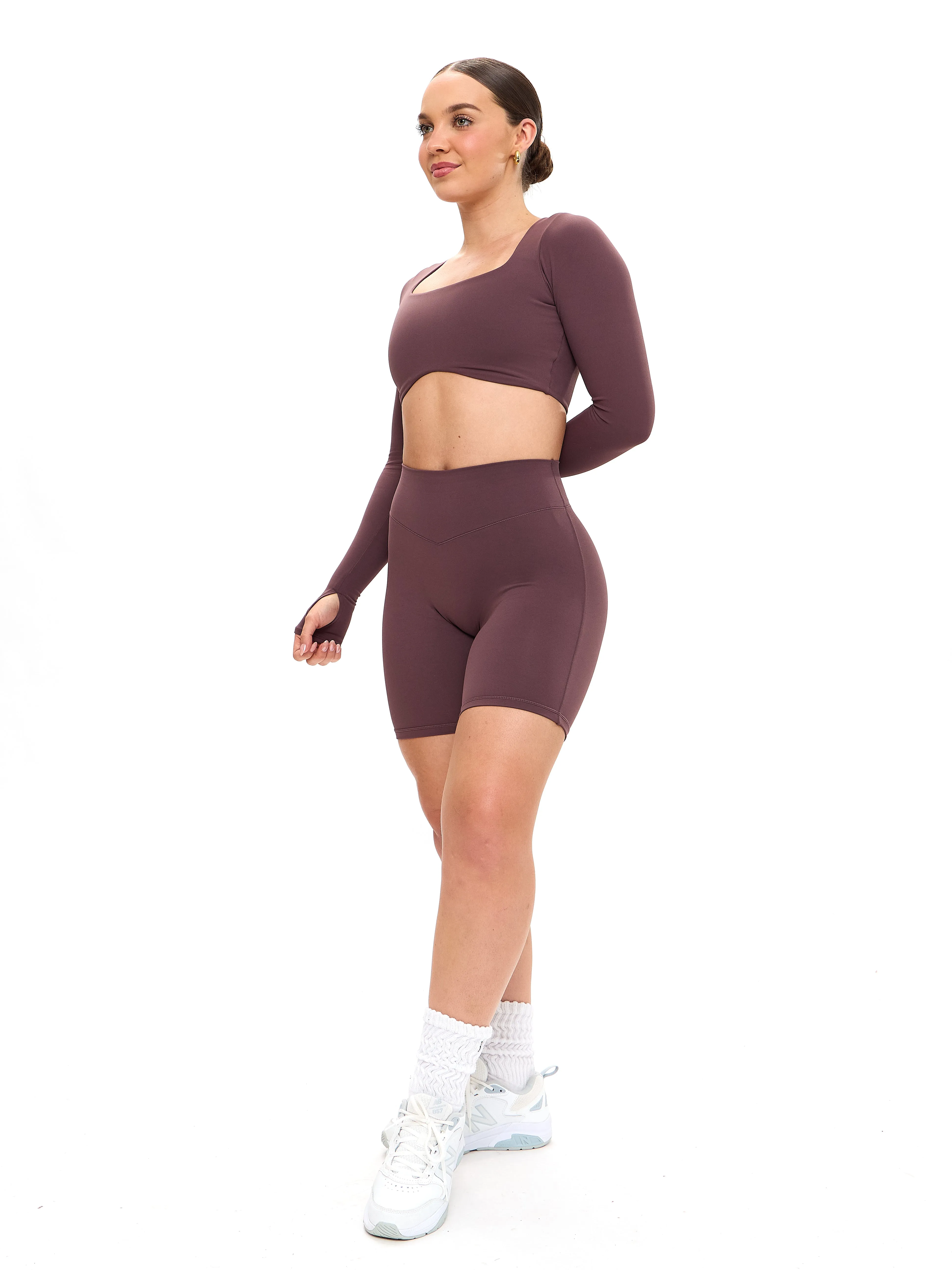 Aggressive Scrunch Short 7" - Smoked Cherry sold by BuffBunny product image thumbnail 4