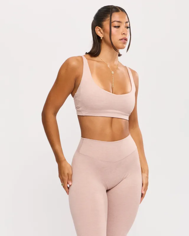 Dream Heathered Sports Bra - Berry Ice sold by BuffBunny