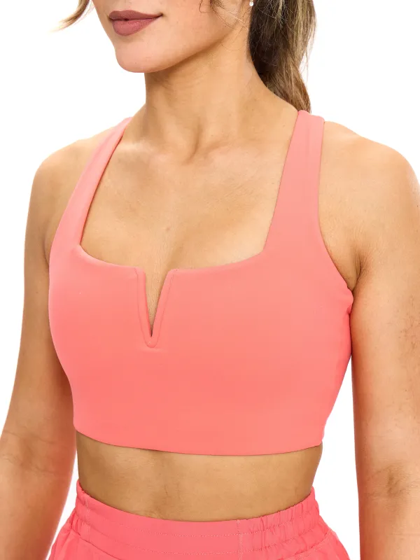 Nubre Notch Sports Bra - Tequila Sunrise sold by BuffBunny