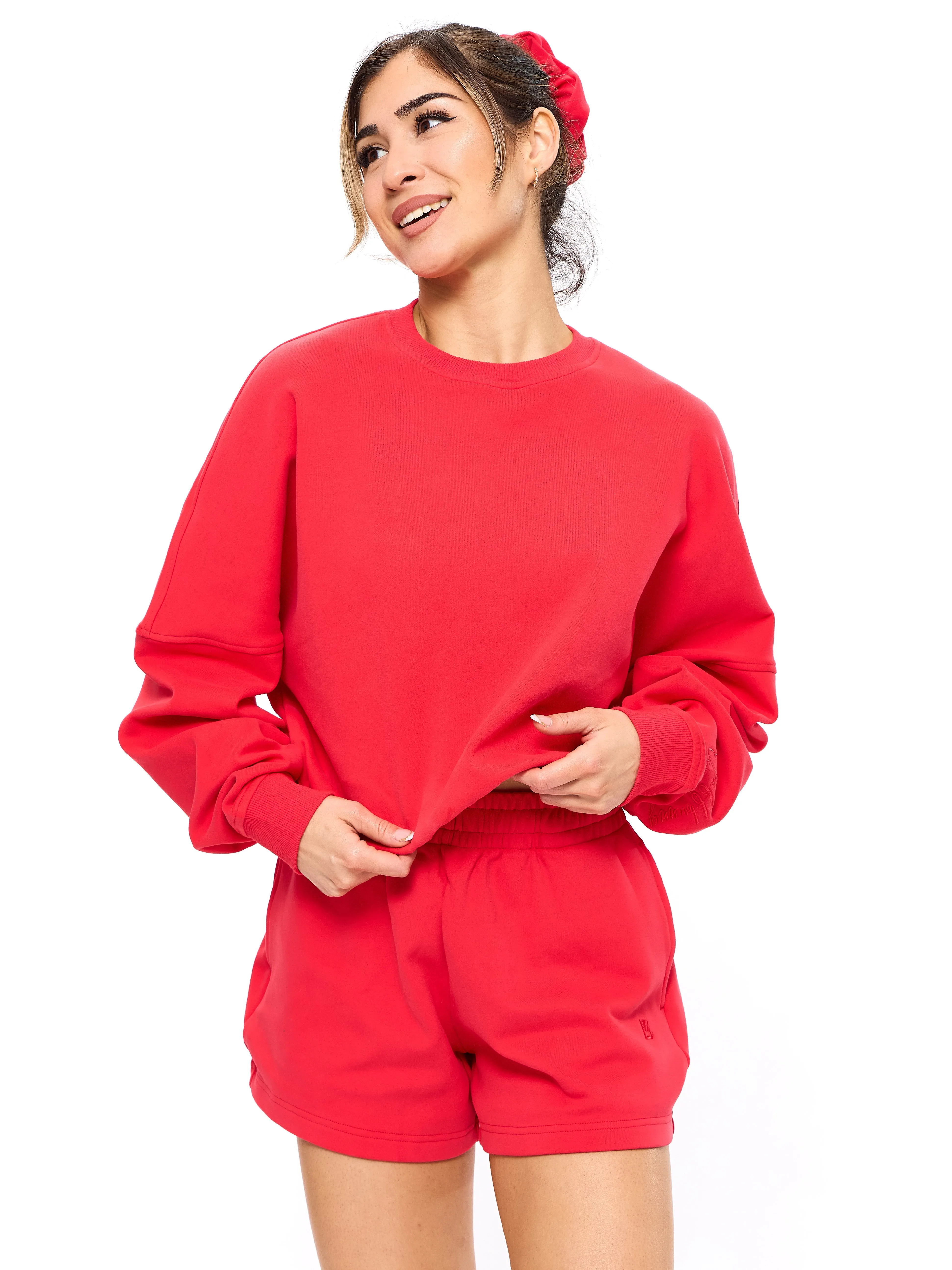 Story Cloud Pullover - Salsa Red sold by BuffBunny product image thumbnail 5