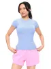 Nimbus Rib Tee - Rainwater Blue sold by BuffBunny