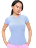Nimbus Rib Tee - Rainwater Blue sold by BuffBunny