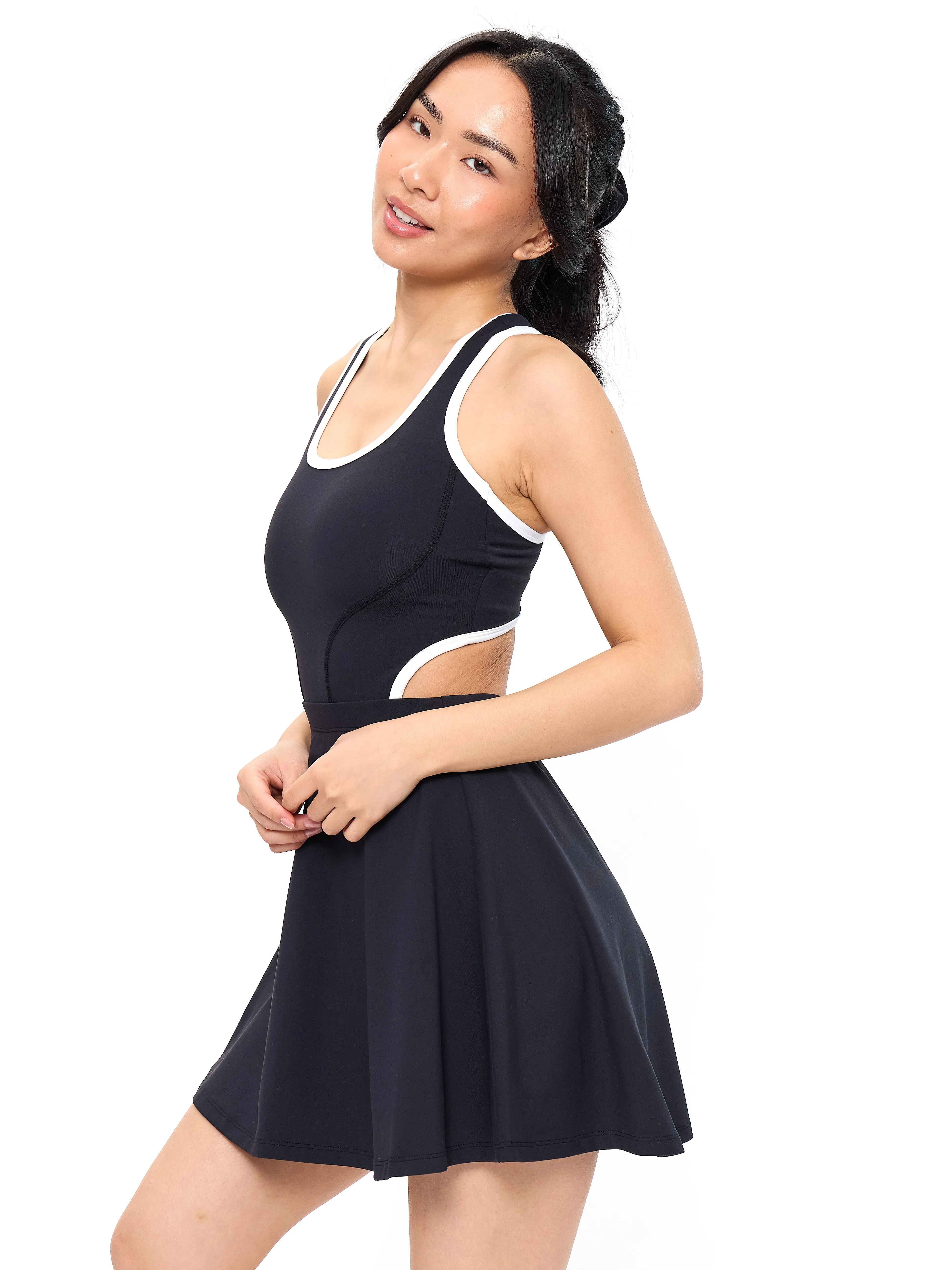 Sporty Story Dress - Onyx Black sold by BuffBunny product image thumbnail 3