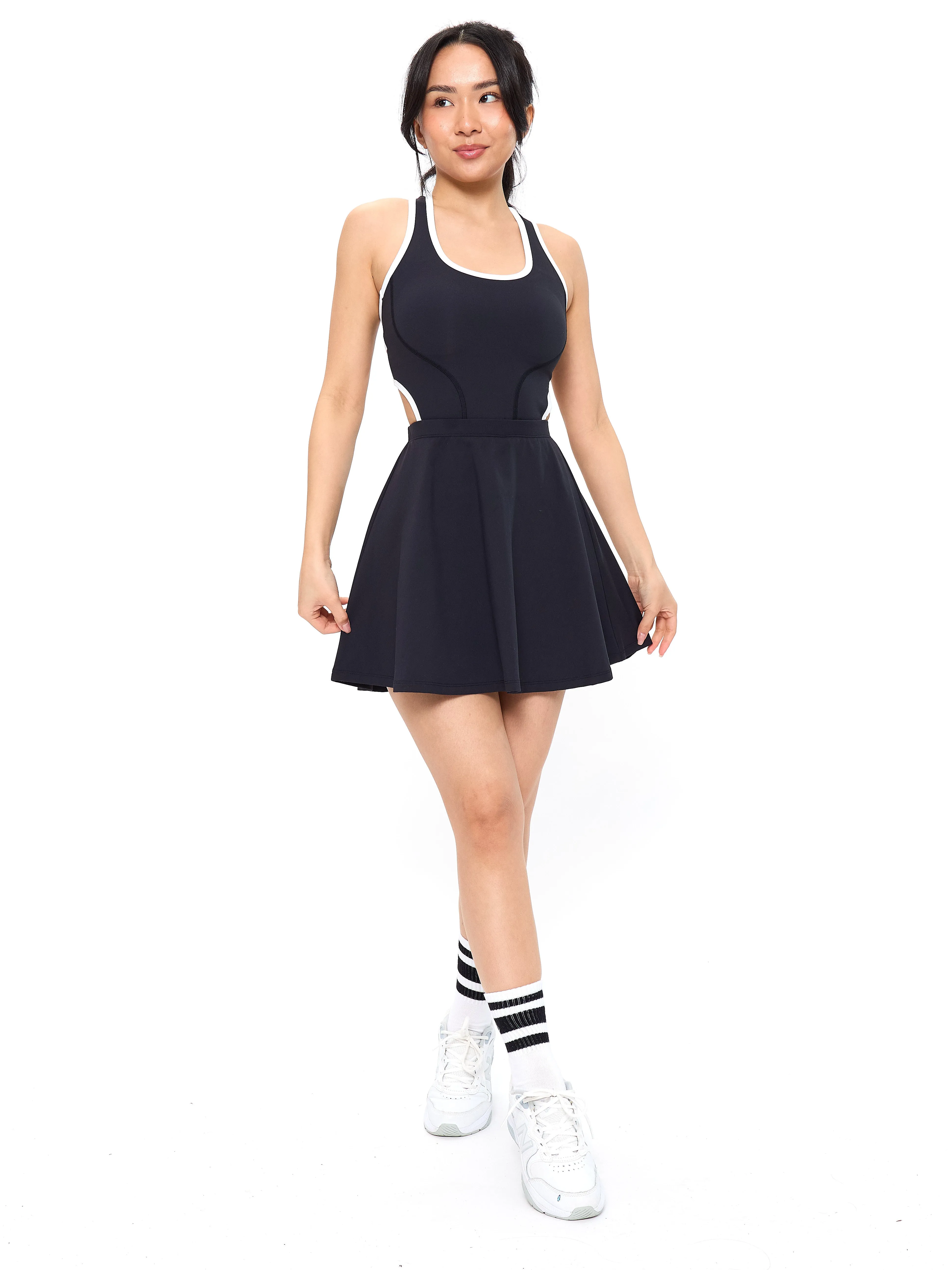 Sporty Story Dress - Onyx Black sold by BuffBunny product image thumbnail 2