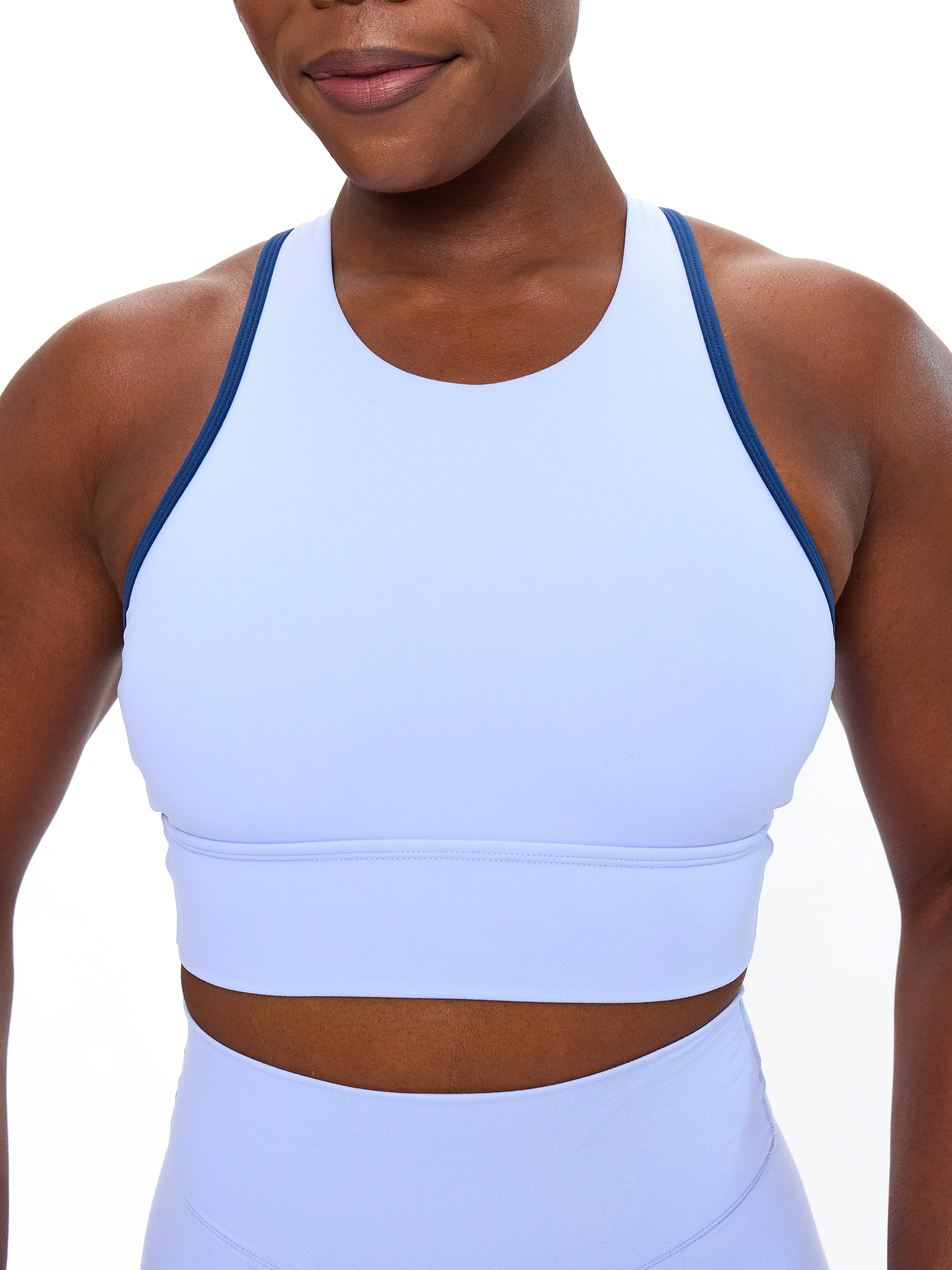 Geo Sports Bra - Rainwater Blue sold by BuffBunny product image thumbnail 5