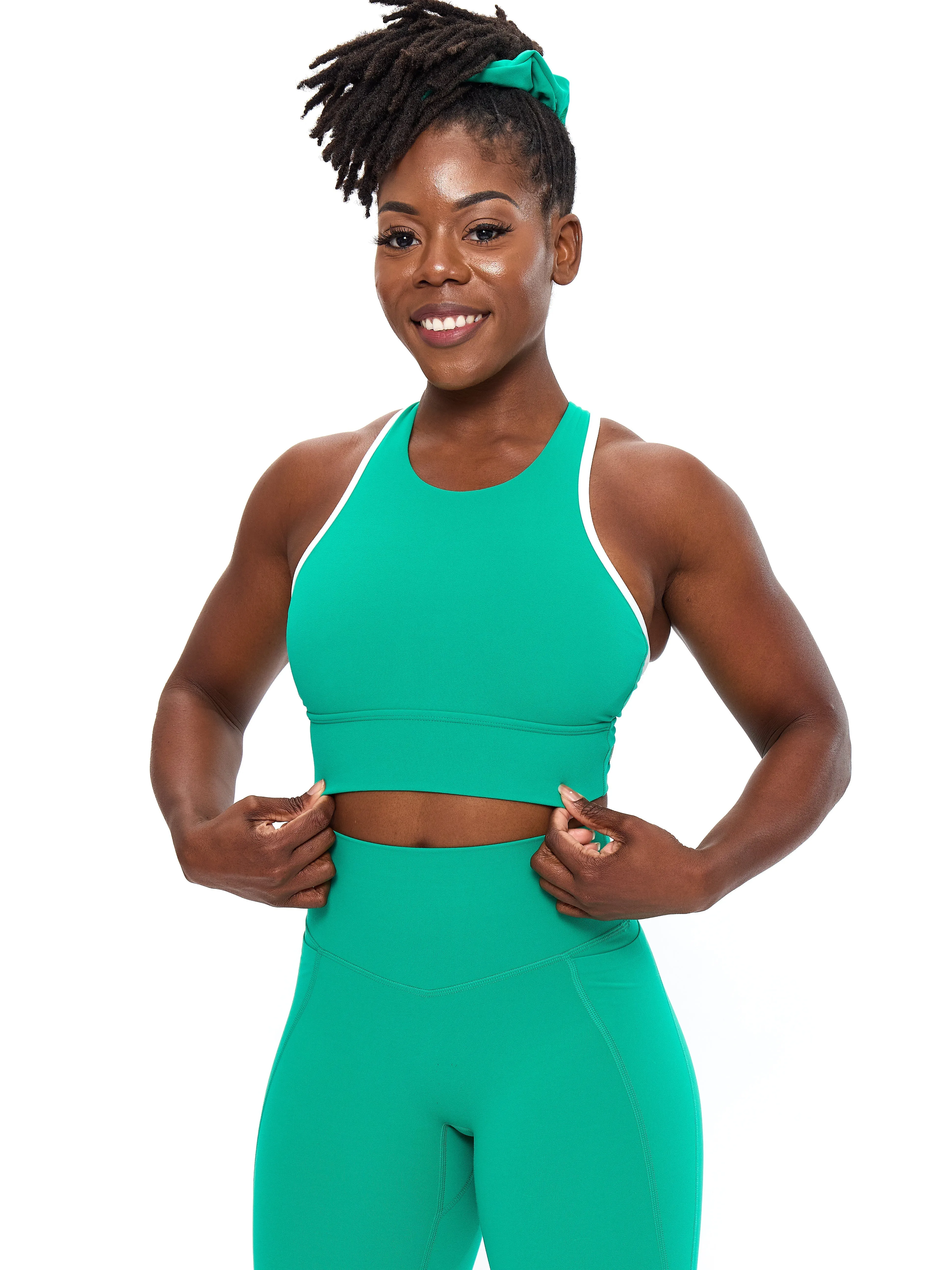 Geo Sports Bra - Lucky Charm sold by BuffBunny product image thumbnail 2