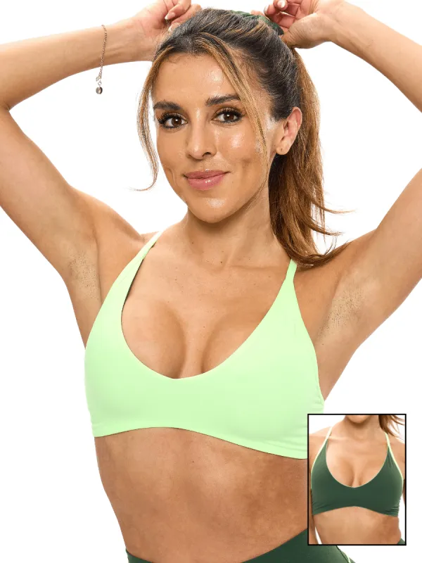 Girlfriend Reversible Sports Bra - Margarita and Atari sold by BuffBunny