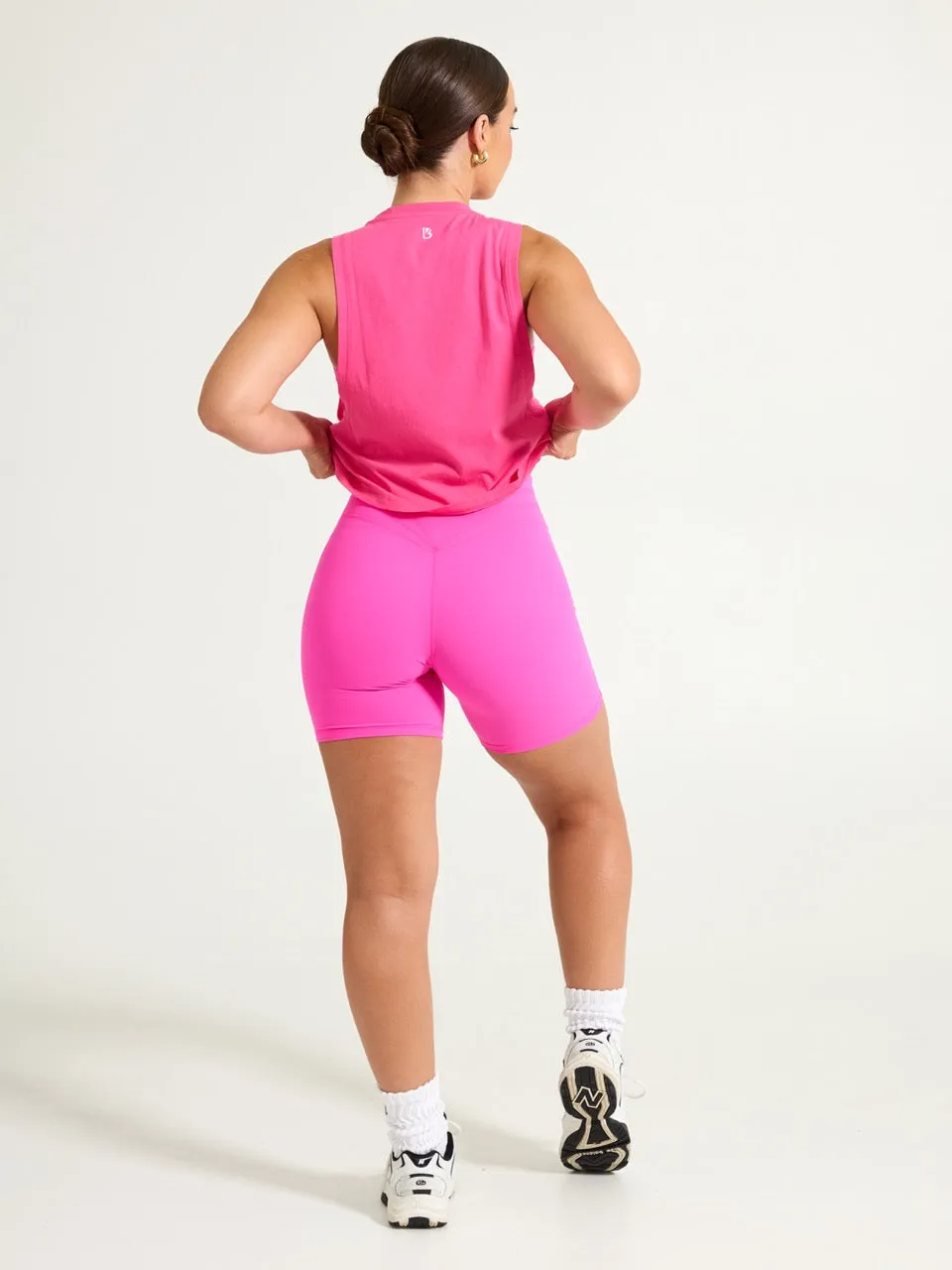 Run Crop Tank - Pink Crush sold by BuffBunny product image thumbnail 4