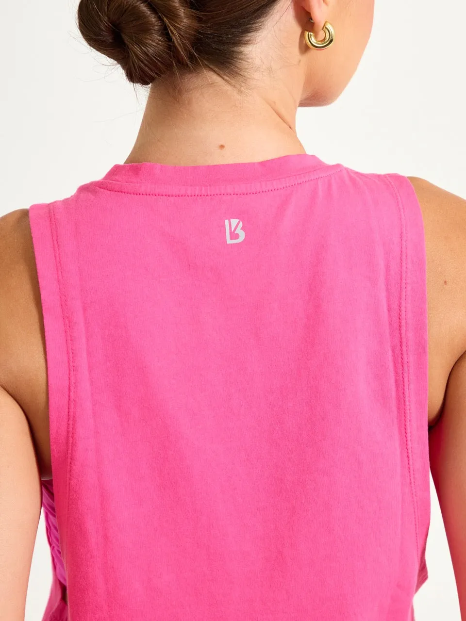 Run Crop Tank - Pink Crush sold by BuffBunny product image thumbnail 5