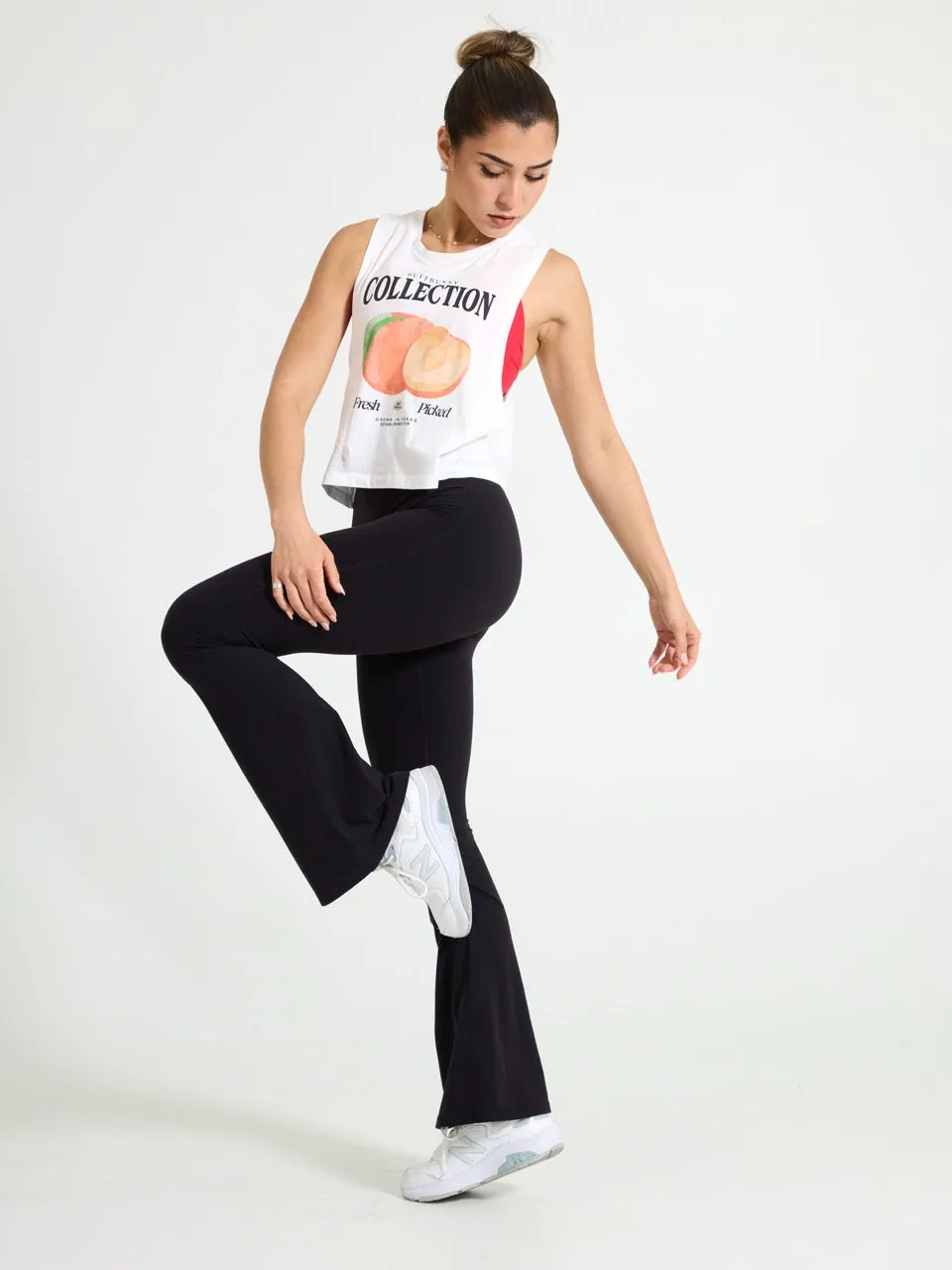 Market Crop Tank - White sold by BuffBunny product image thumbnail 3