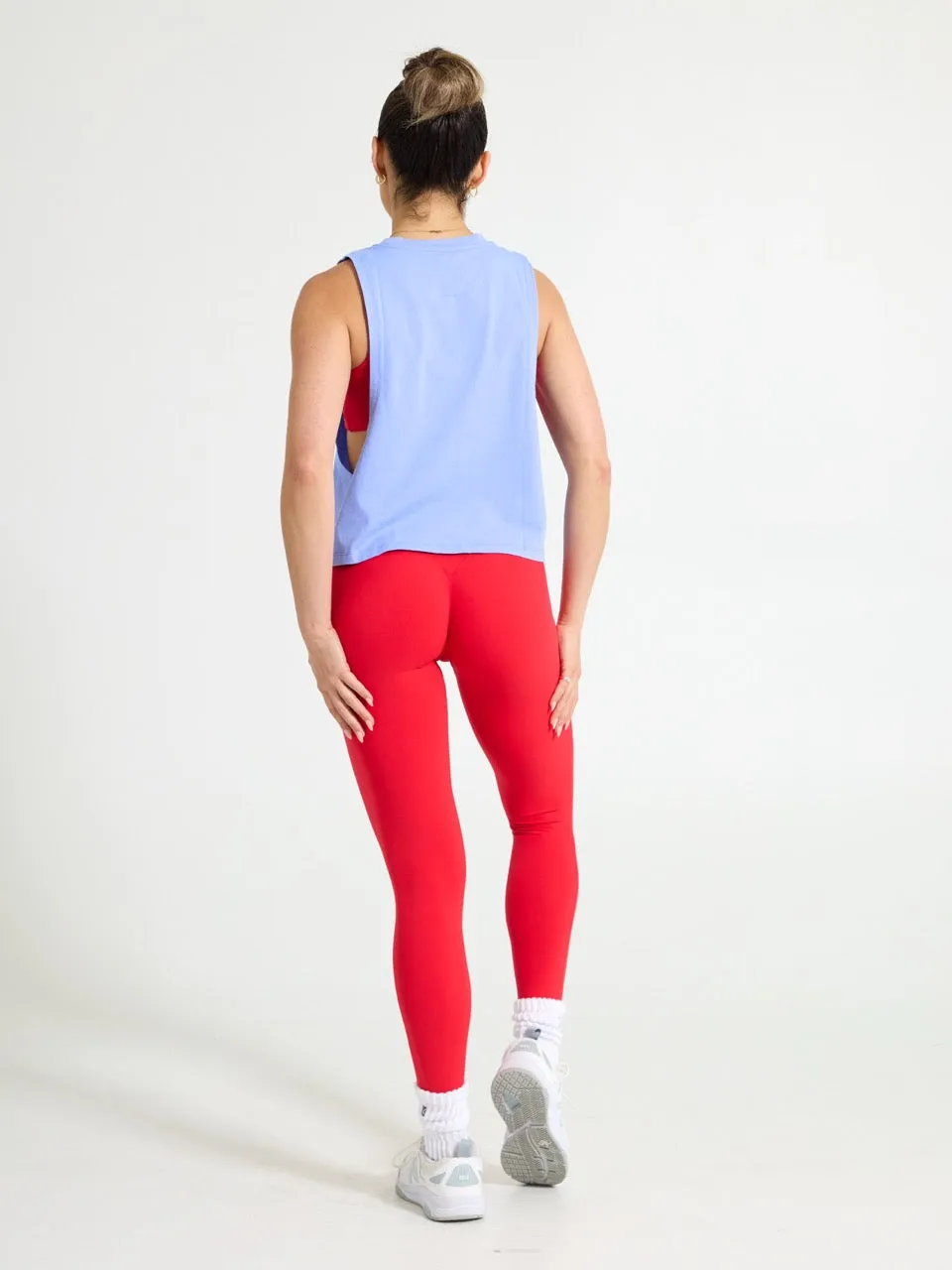 Market Crop Tank - Rainwater Blue sold by BuffBunny product image thumbnail 5