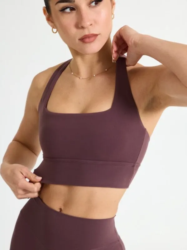 Revolution Sports Bra - Smoked Cherry sold by BuffBunny