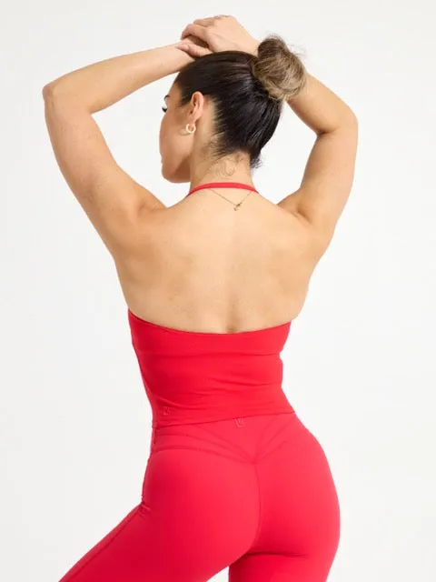Butter Bandeau Crop - Salsa Red sold by BuffBunny product image thumbnail 4