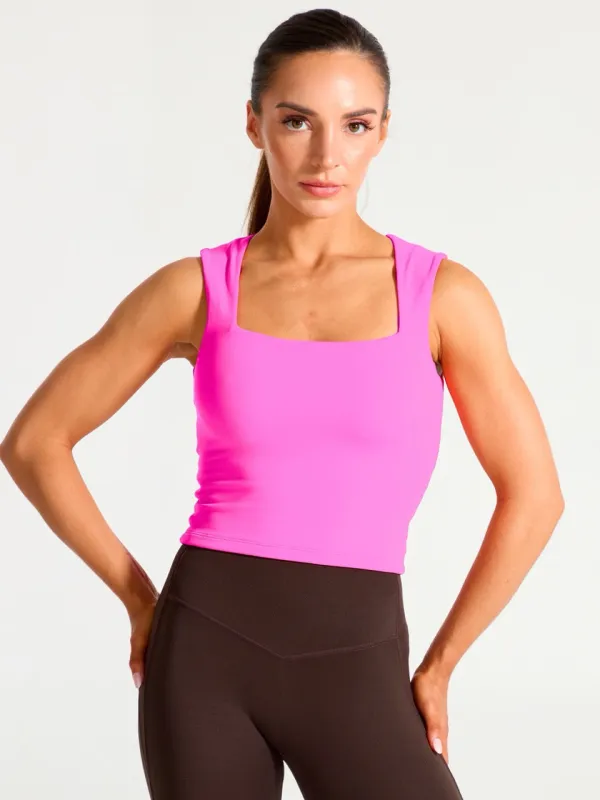 Butter Square Neck Waist Tank - Candy Crush made by BuffBunny